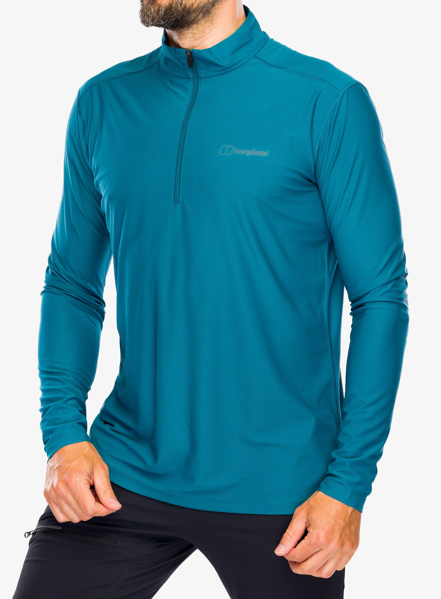 Кофта Berghaus 24/7 Tech Tee LS HZ - deep ocean