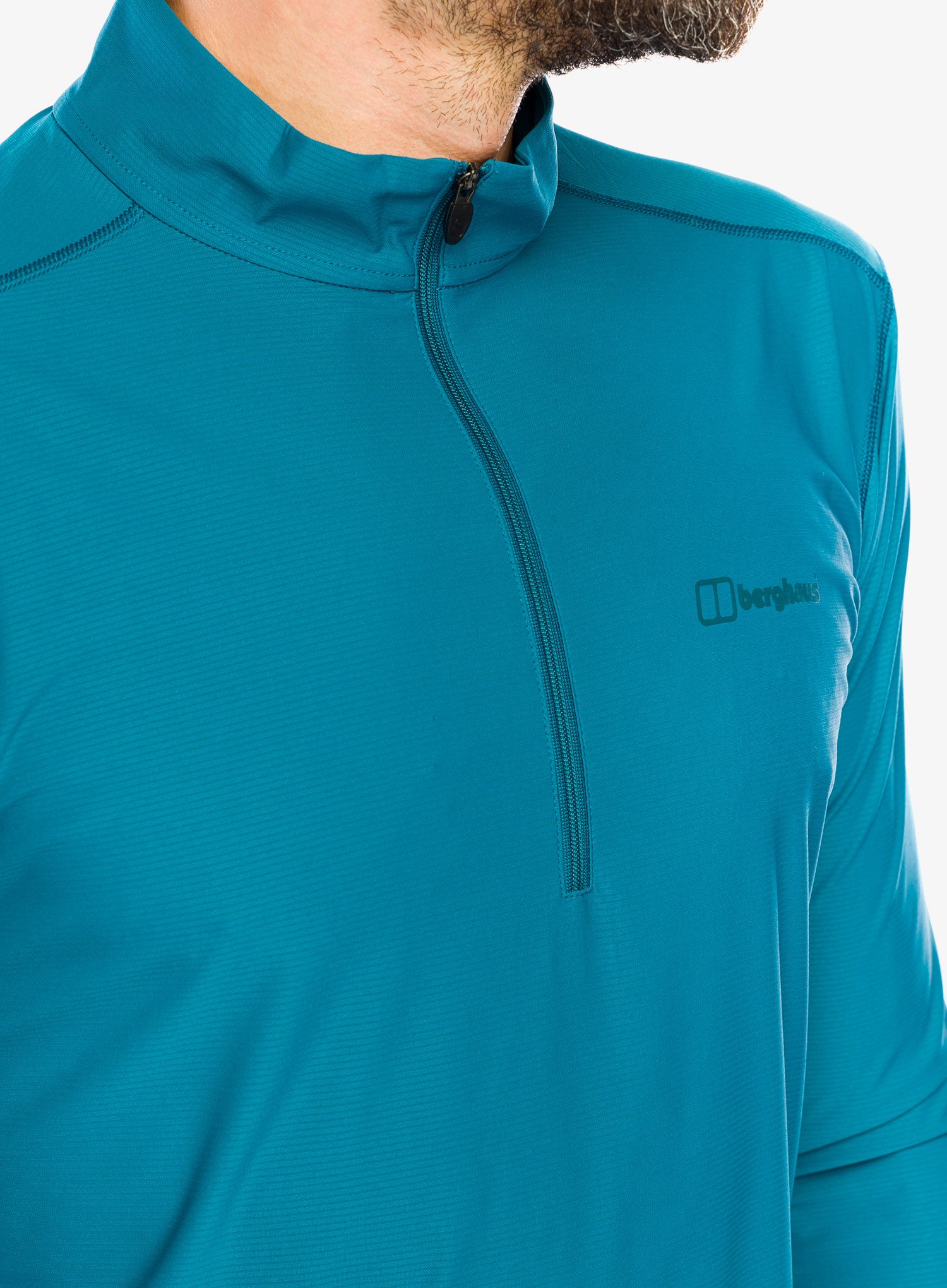 Кофта Berghaus 24/7 Tech Tee LS HZ - deep ocean