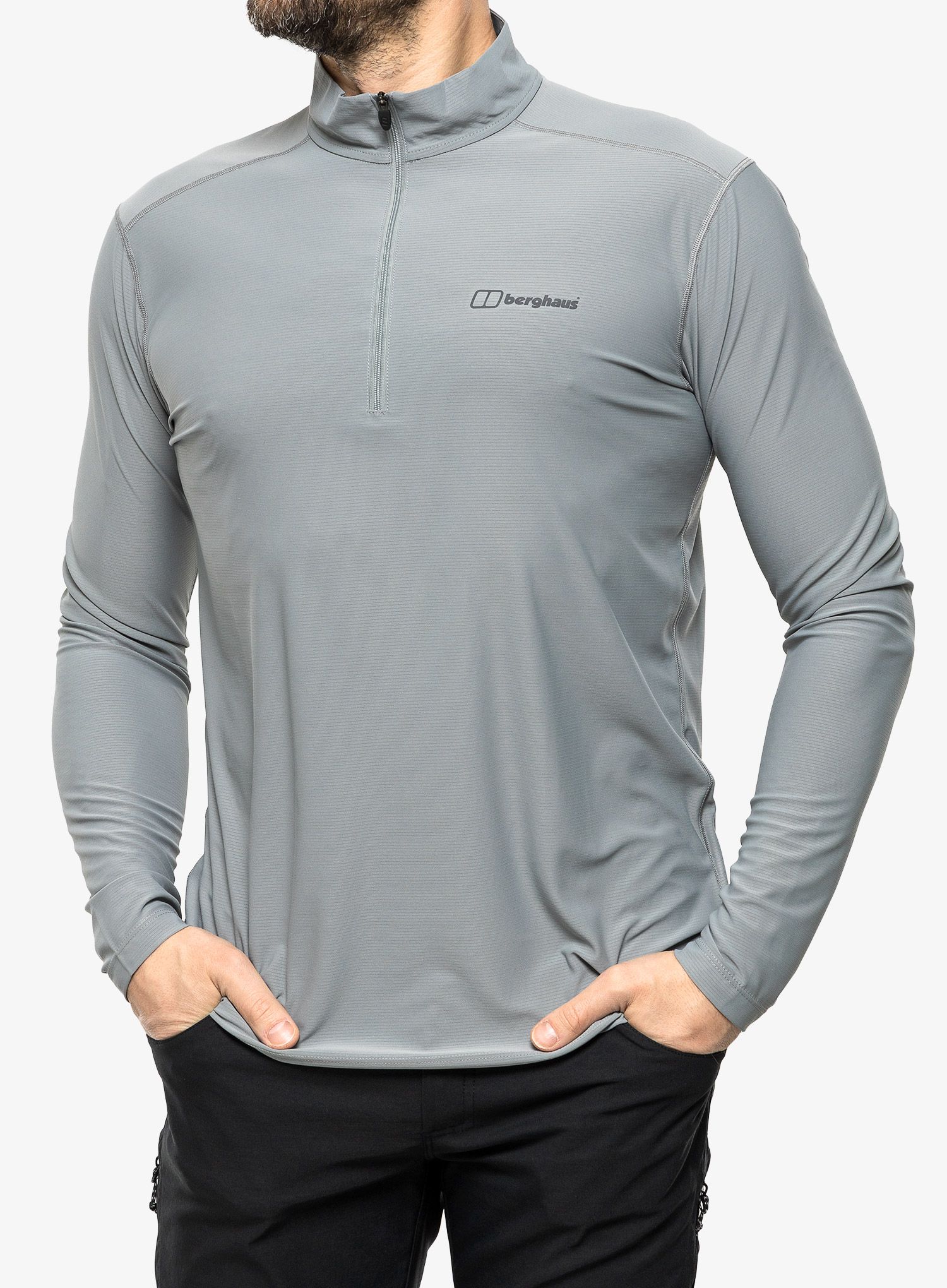 Кофта без каптура Berghaus 24/7 Tech Tee LS HZ - monument