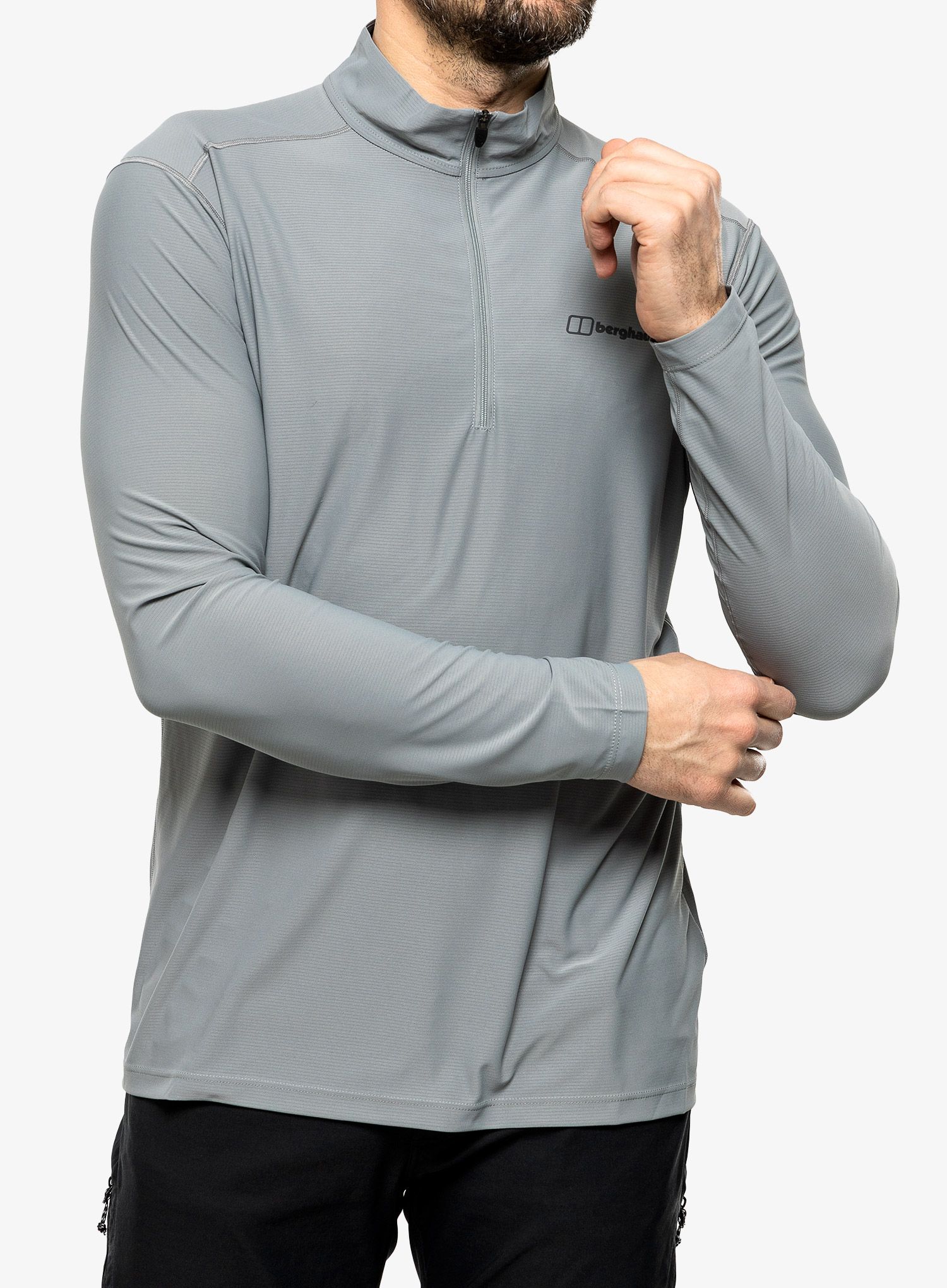 Кофта без каптура Berghaus 24/7 Tech Tee LS HZ - monument