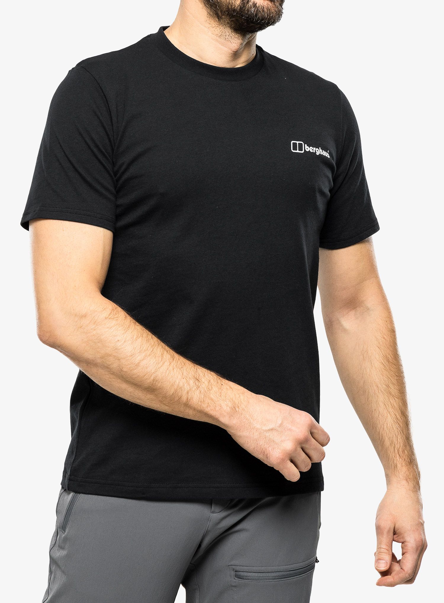 Футболка бавовняна Berghaus Buttermere Ss Tee - black/black