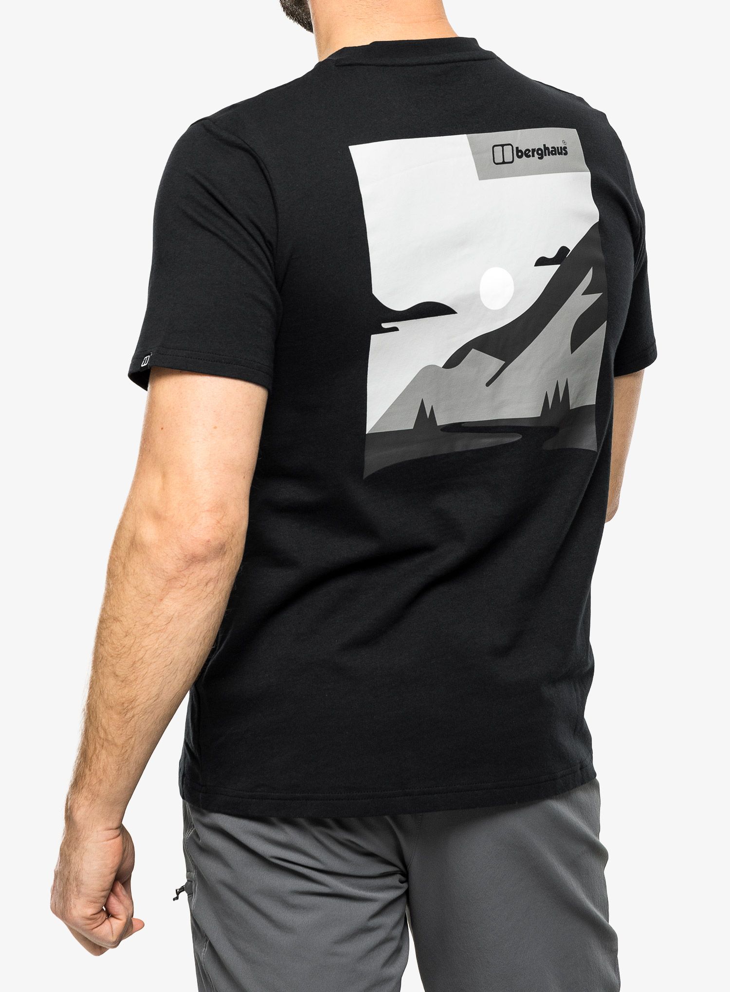 Футболка бавовняна Berghaus Buttermere Ss Tee - black/black