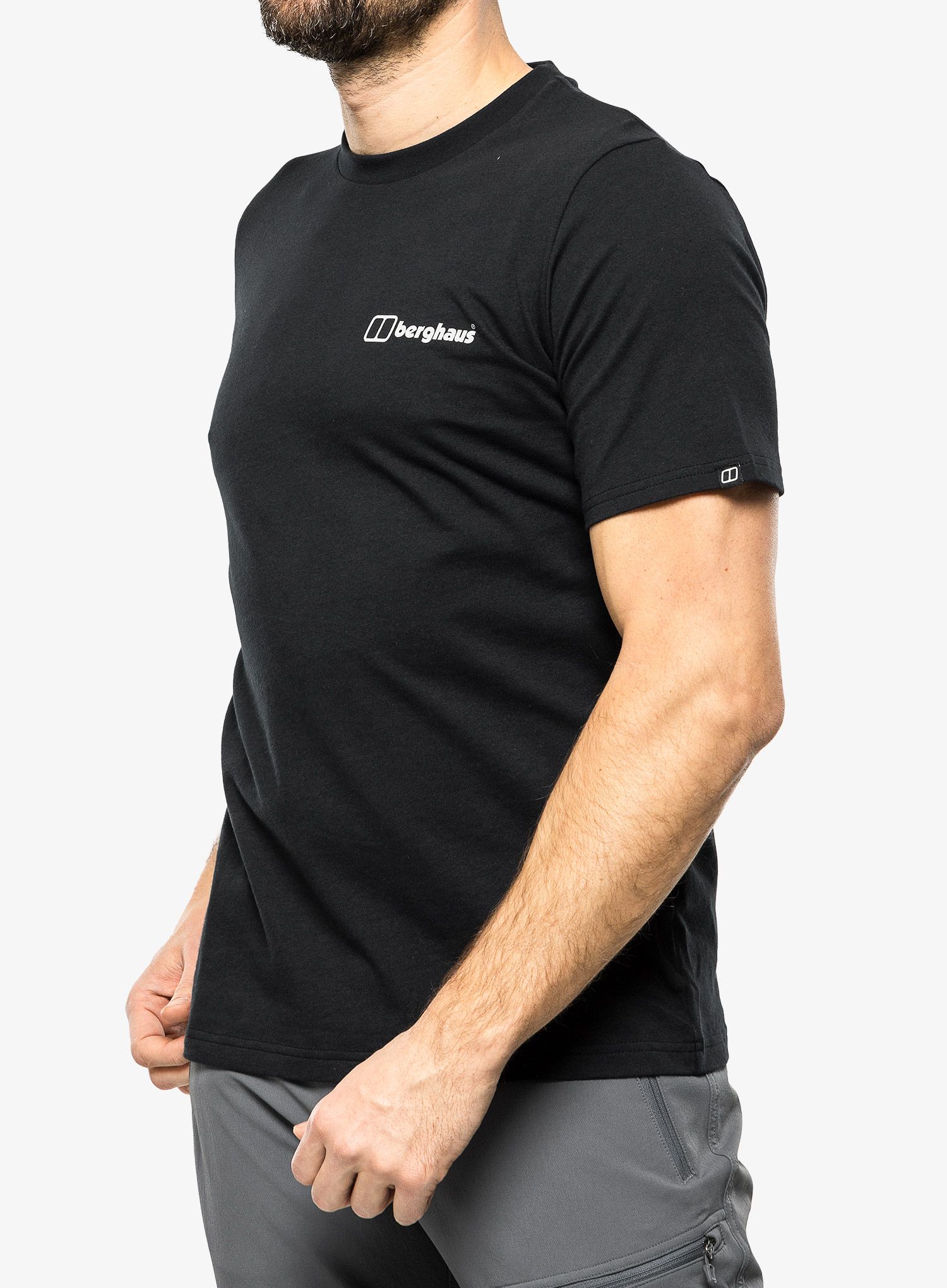 Футболка бавовняна Berghaus Buttermere Ss Tee - black/black