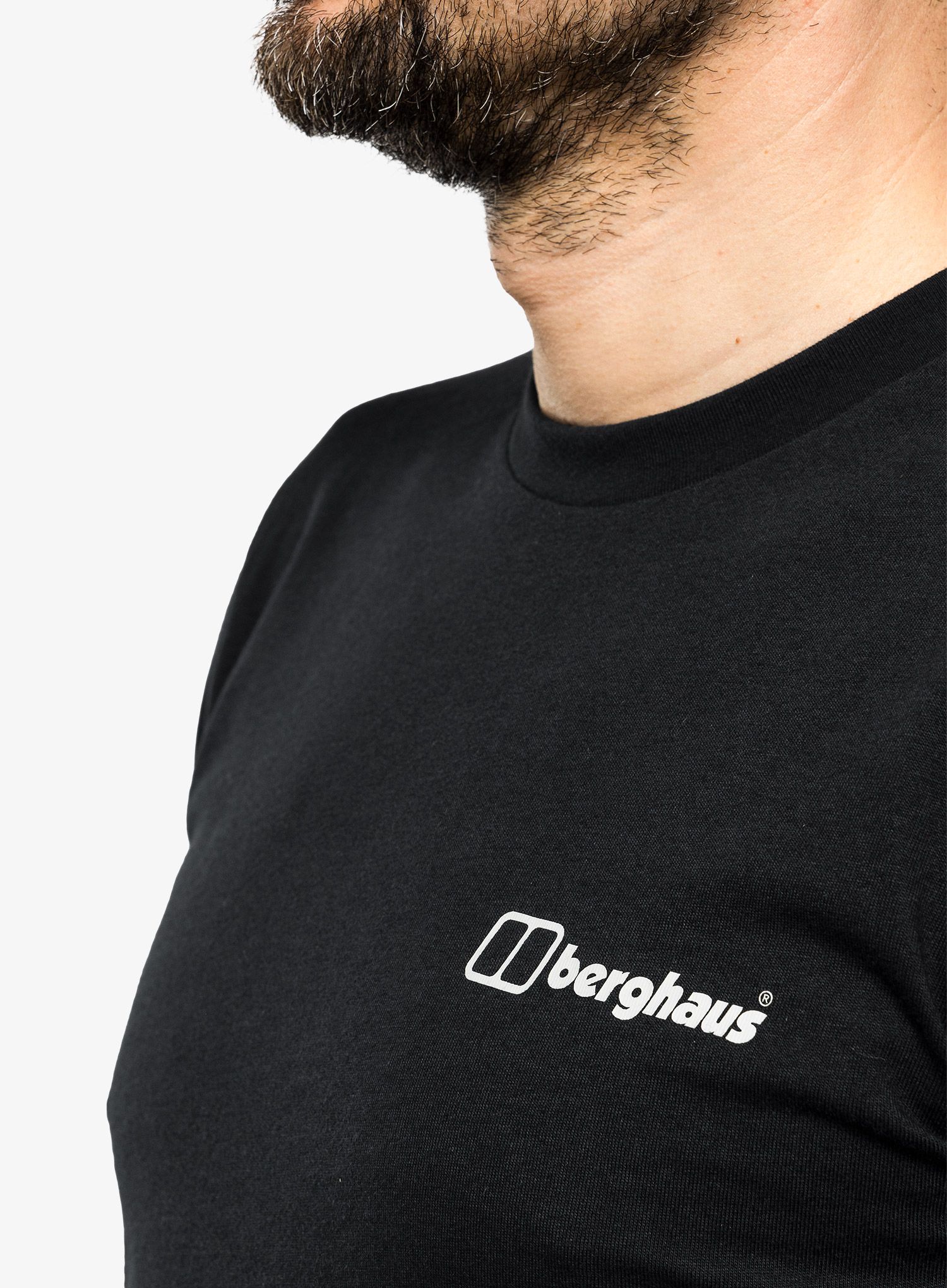 Футболка бавовняна Berghaus Buttermere Ss Tee - black/black