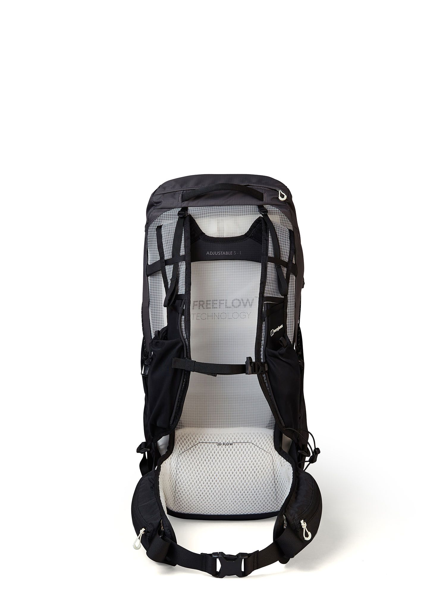 Рюкзак туристичний Berghaus Freeflow 30 l - grey pinstripe/jet black