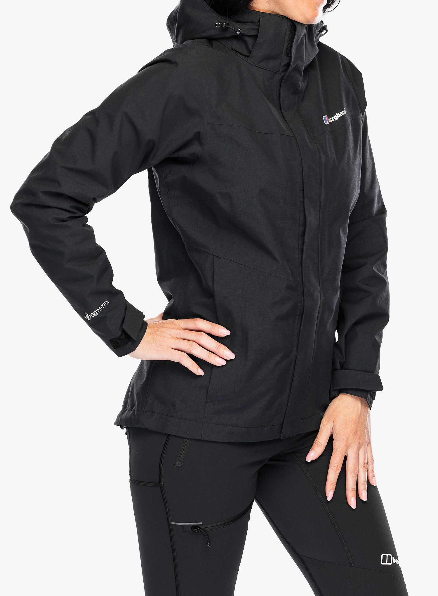 Куртка з мембраною жіноча Berghaus Hillwalker InterActive Shell - black/black