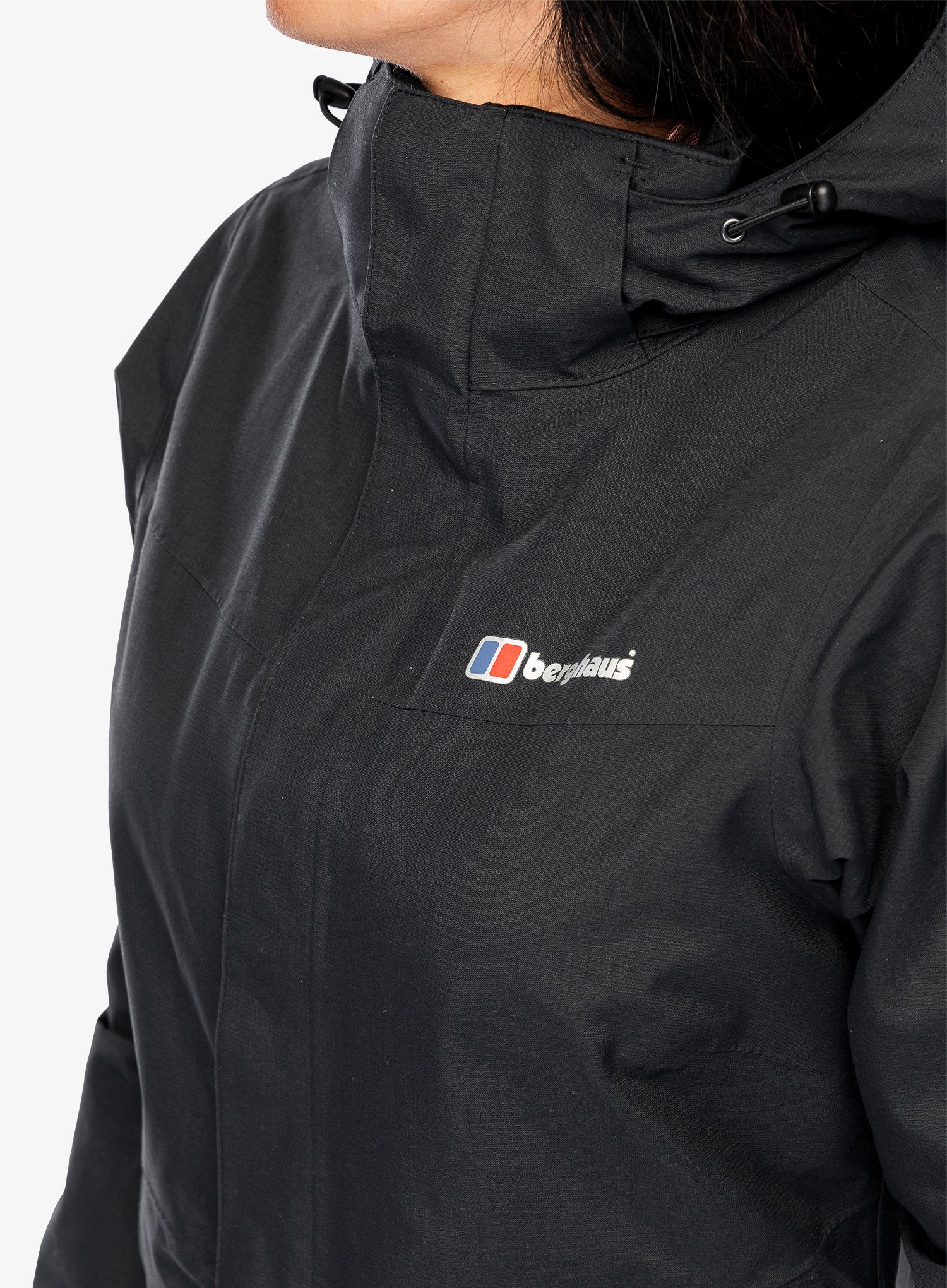 Куртка з мембраною жіноча Berghaus Hillwalker InterActive Shell - black/black