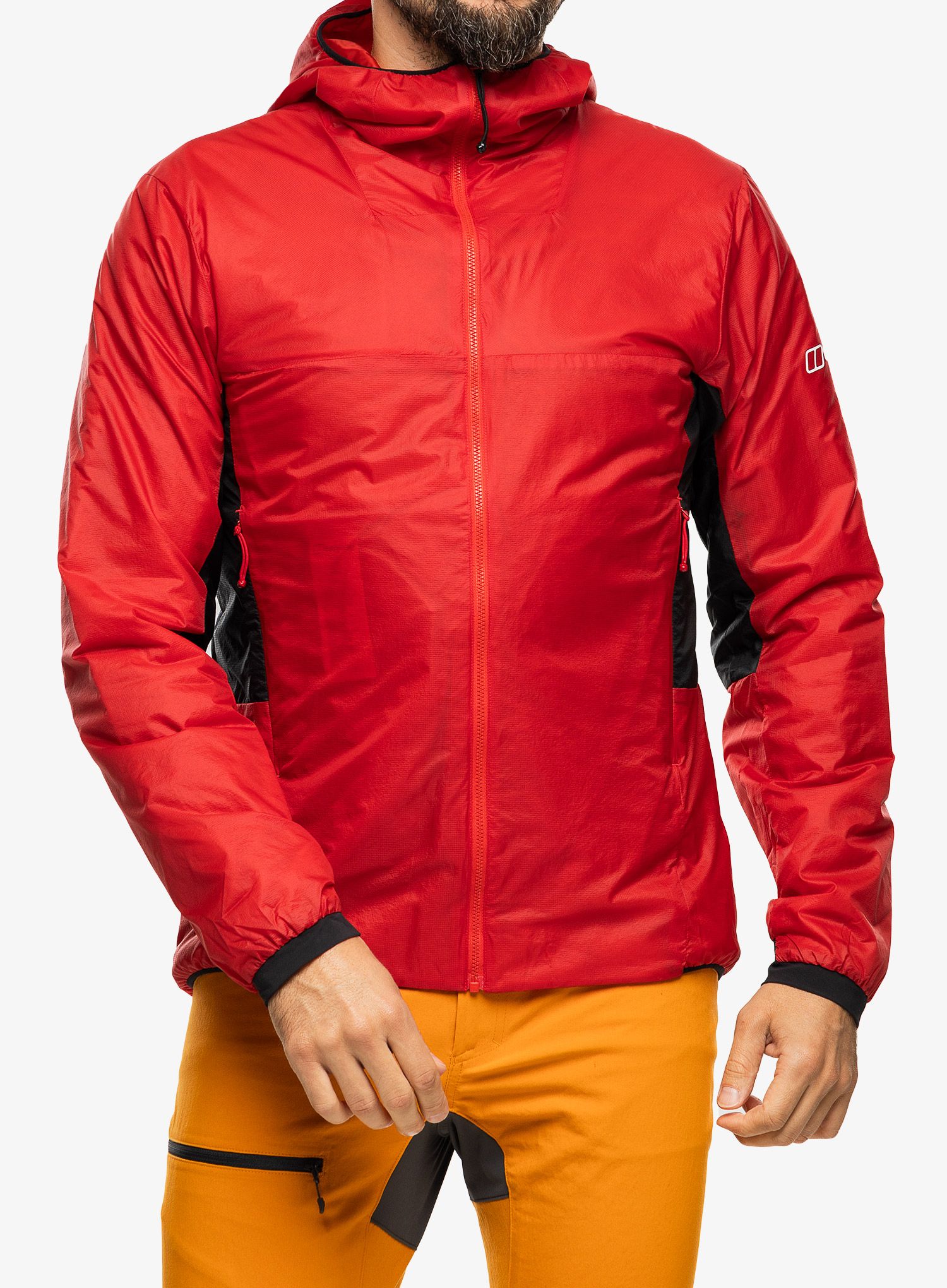 Куртка утеплена Berghaus MTN Arete LB Synthetic Hoody - goji berry/jet black