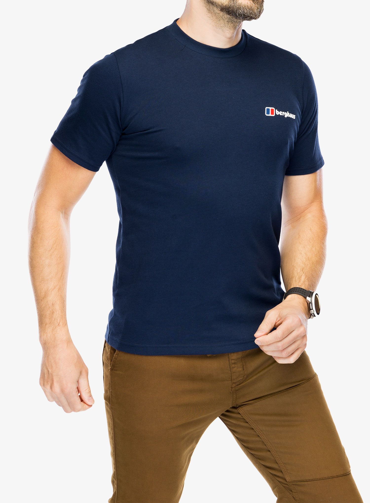 Футболка з принтом Berghaus Mtn Lineation SS Tee - dusk