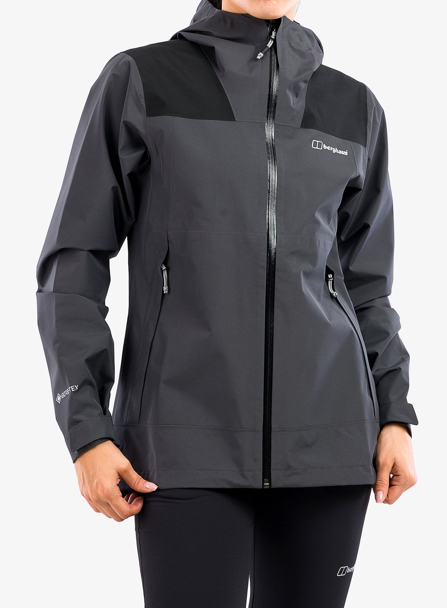 Куртка дощовик жіноча Berghaus Paclite Dynak Shell Jacket - af grey/black