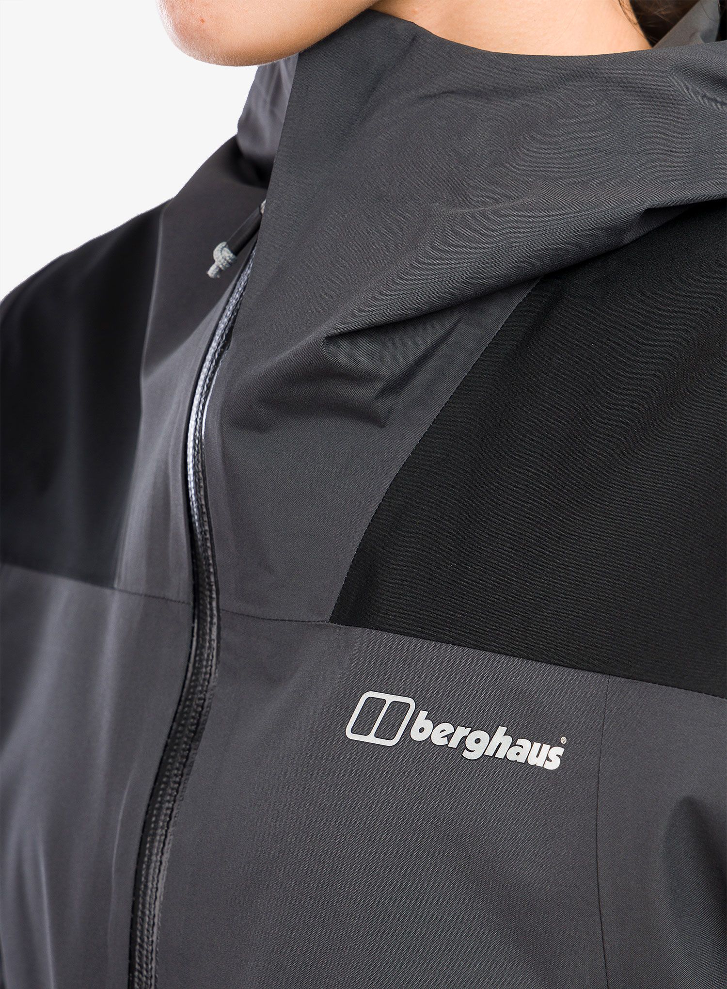 Куртка дощовик жіноча Berghaus Paclite Dynak Shell Jacket - af grey/black