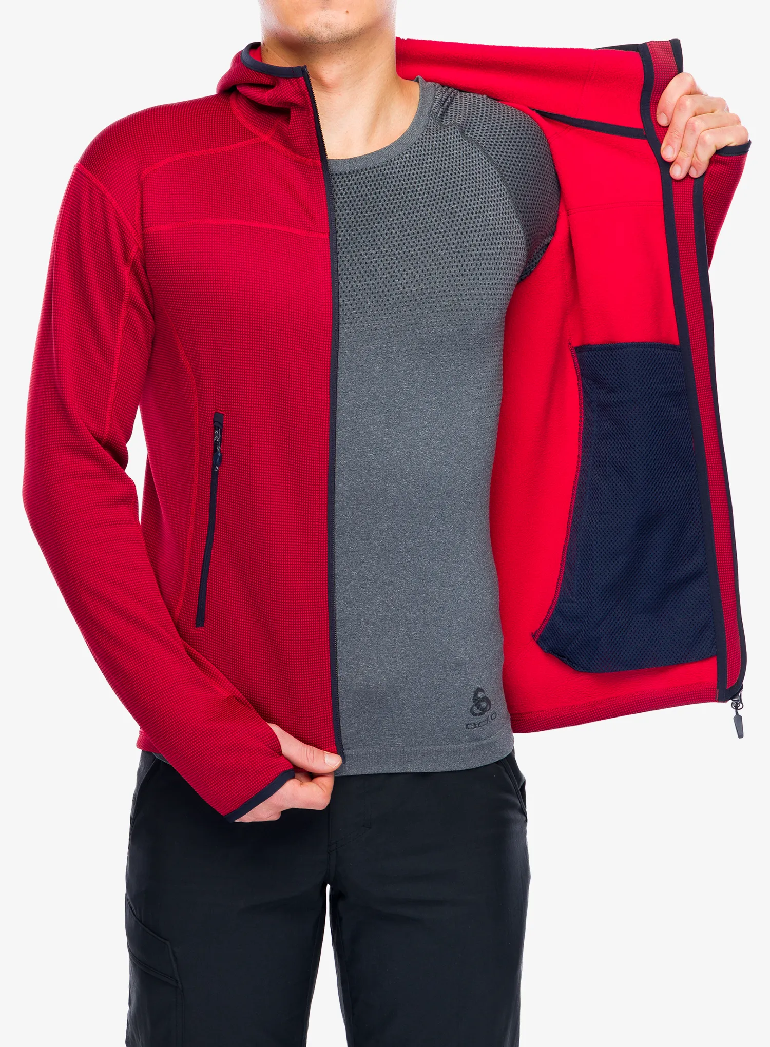 Фліска Berghaus Pravitale MTN 2.0 Hooded Jacket - urb red dahlia/hauterd/nghtsky