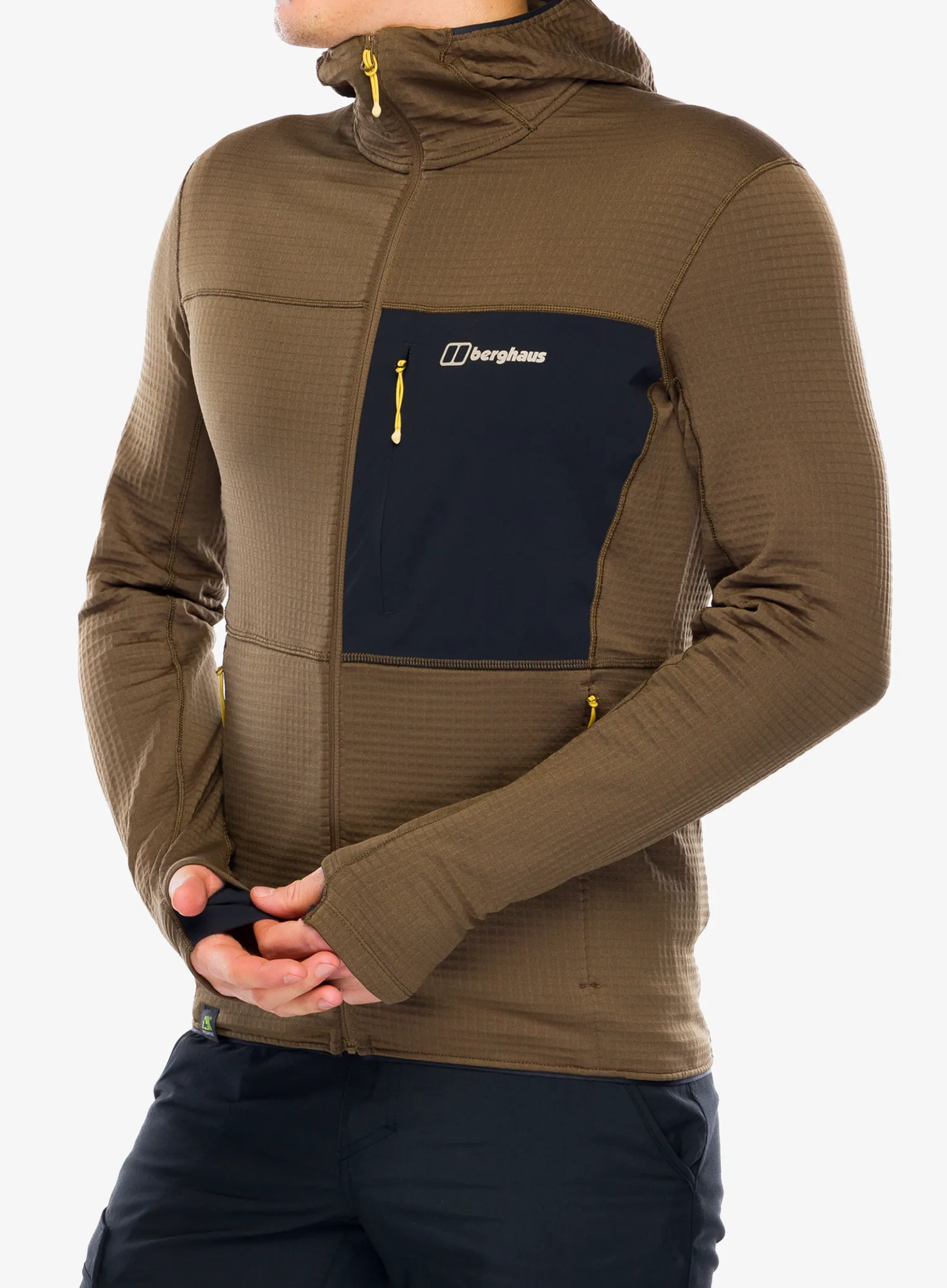 Кофта на замку Berghaus Ridge-Hiker Hoody - bark/jet black