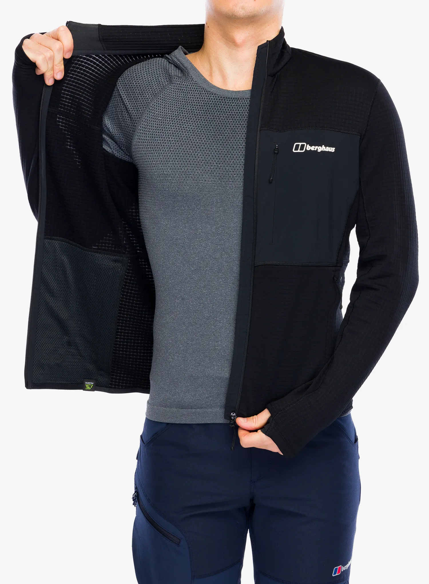 Кофта флісова Berghaus Ridge-Hiker Jacket - black/black