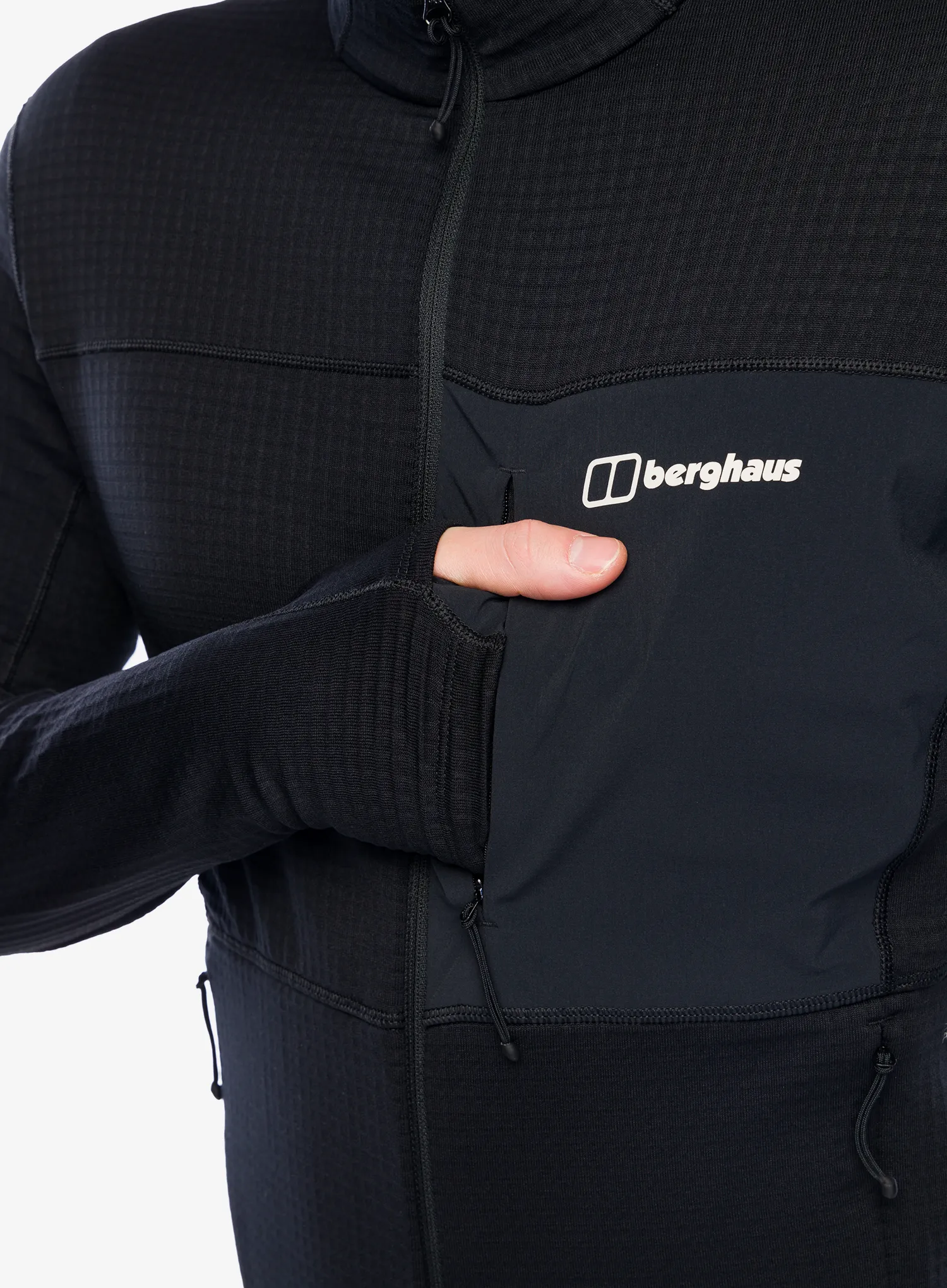 Кофта флісова Berghaus Ridge-Hiker Jacket - black/black