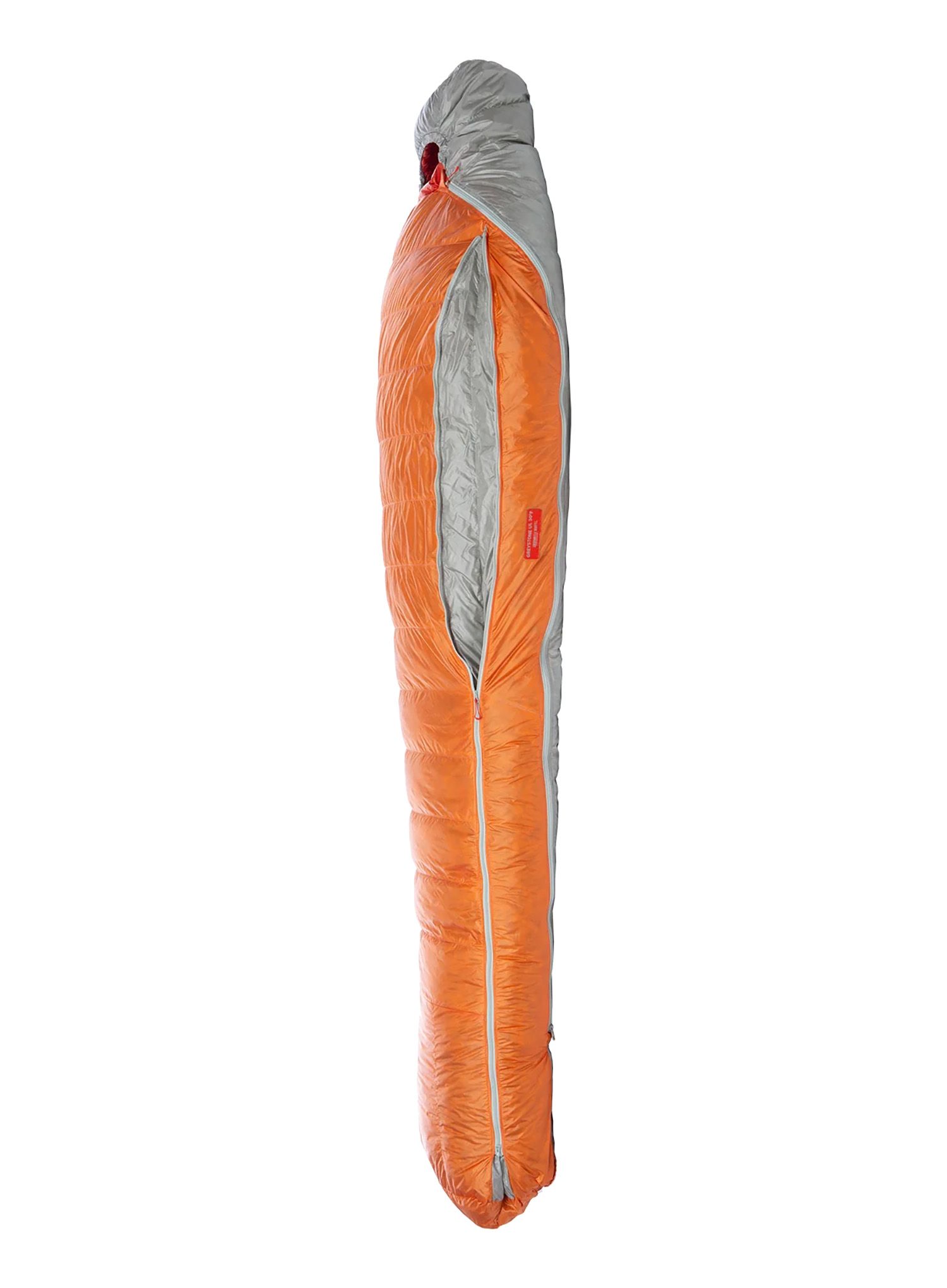 Спальний мішок пуховий Big Agnes Torchlight Ul 30 (198 cm) Long Left - orange/gray