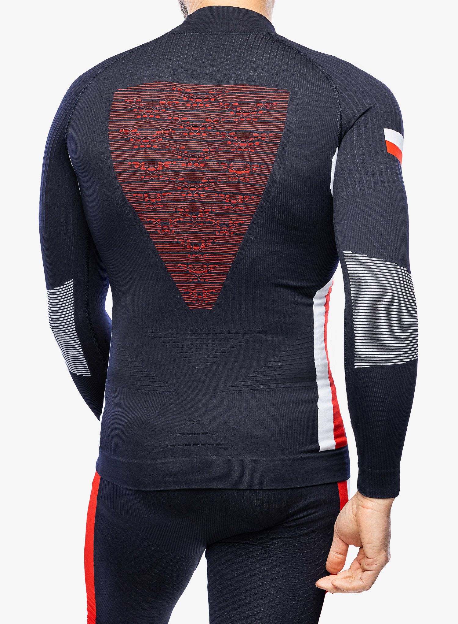 Термокофта X-Bionic Energy Accumulator 4.0 Patriot Shirt T-Neck - poland/white/red