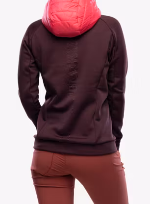 Куртка гібридна жіноча BlackYak Burlina Hoody - love potion
