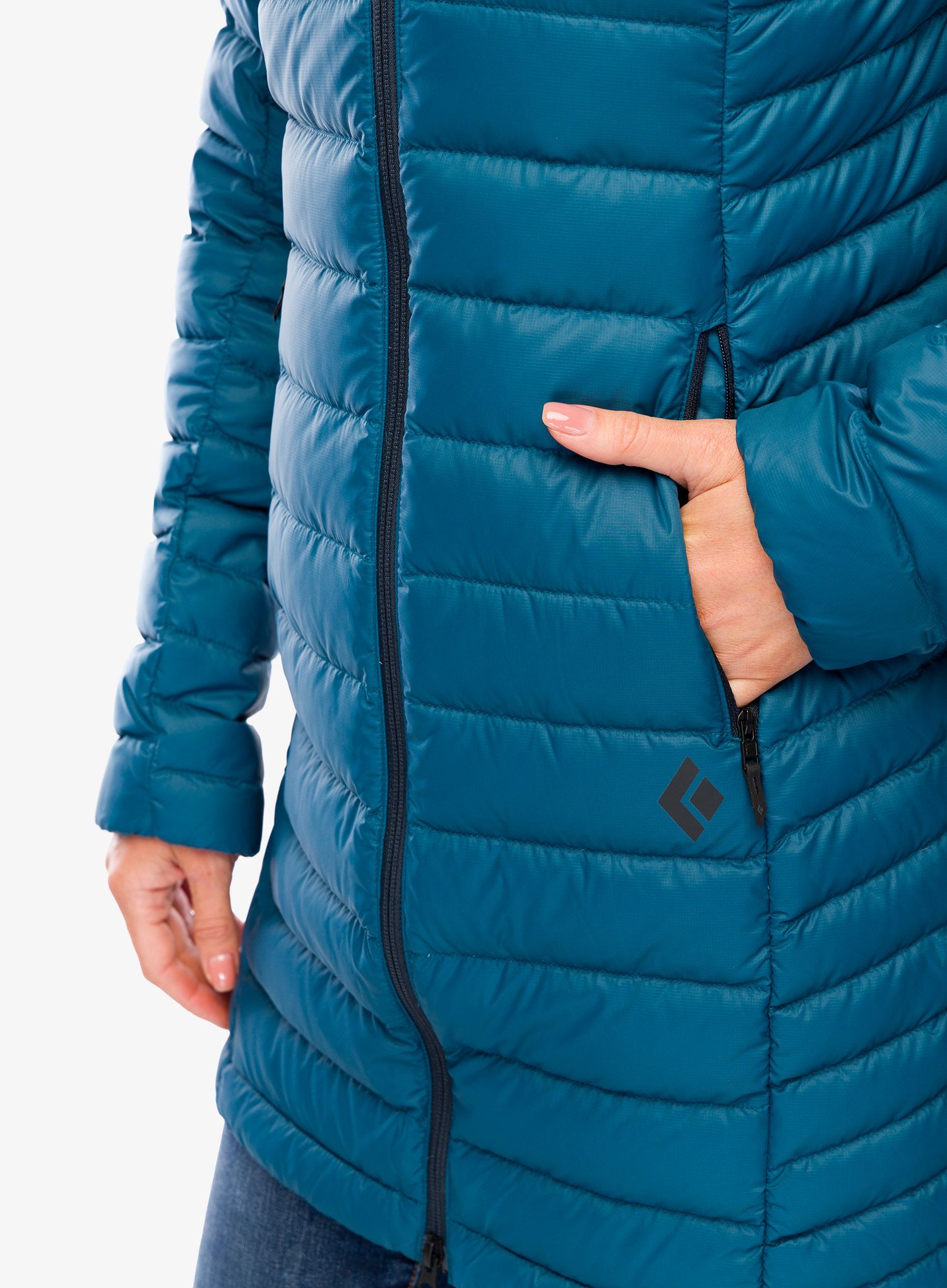 Плащ жіночий Black Diamond Access Full Length Dwn Parka - azurite
