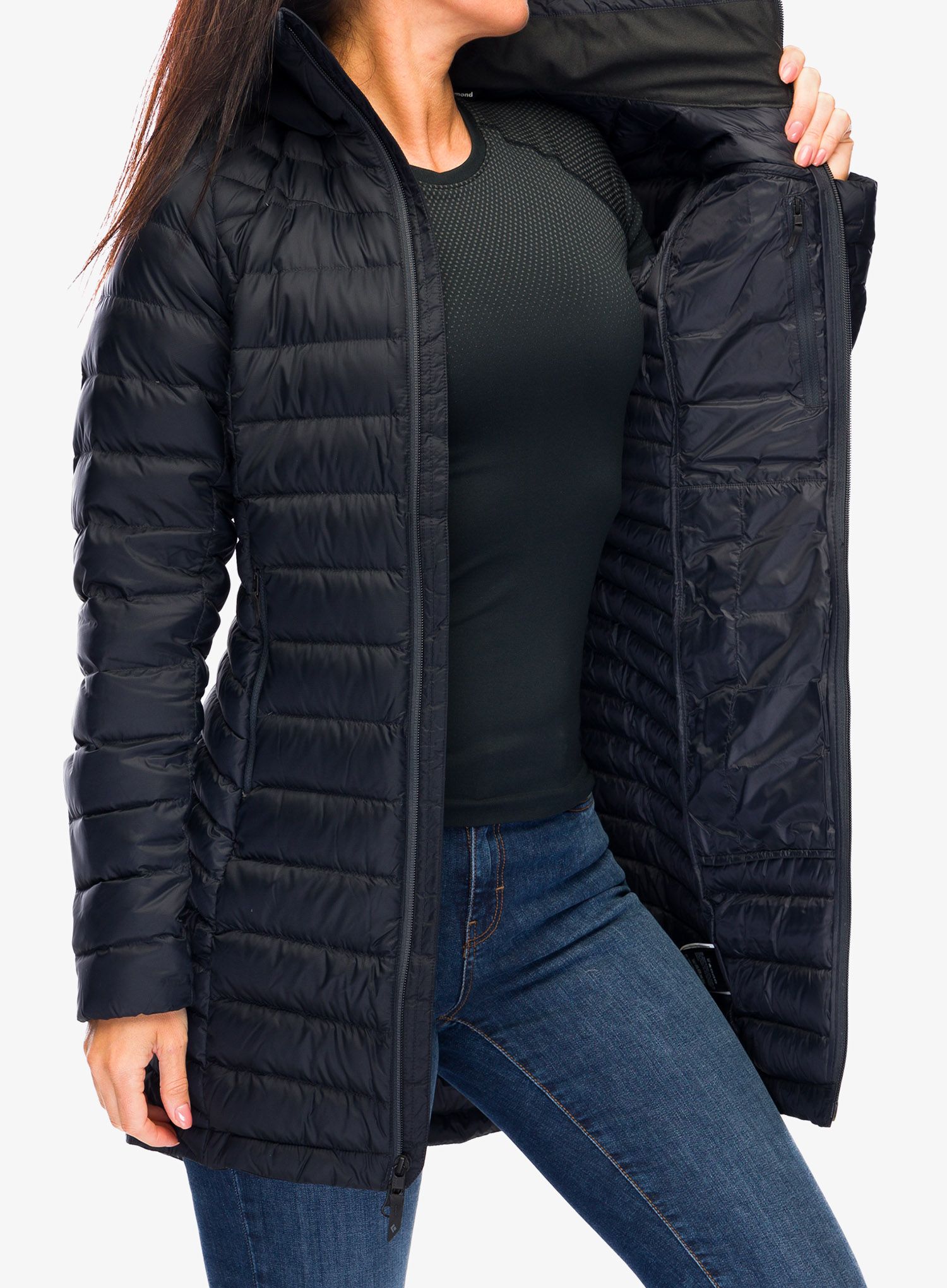 Плащ жіночий Black Diamond Access Full Length Down Parka - black