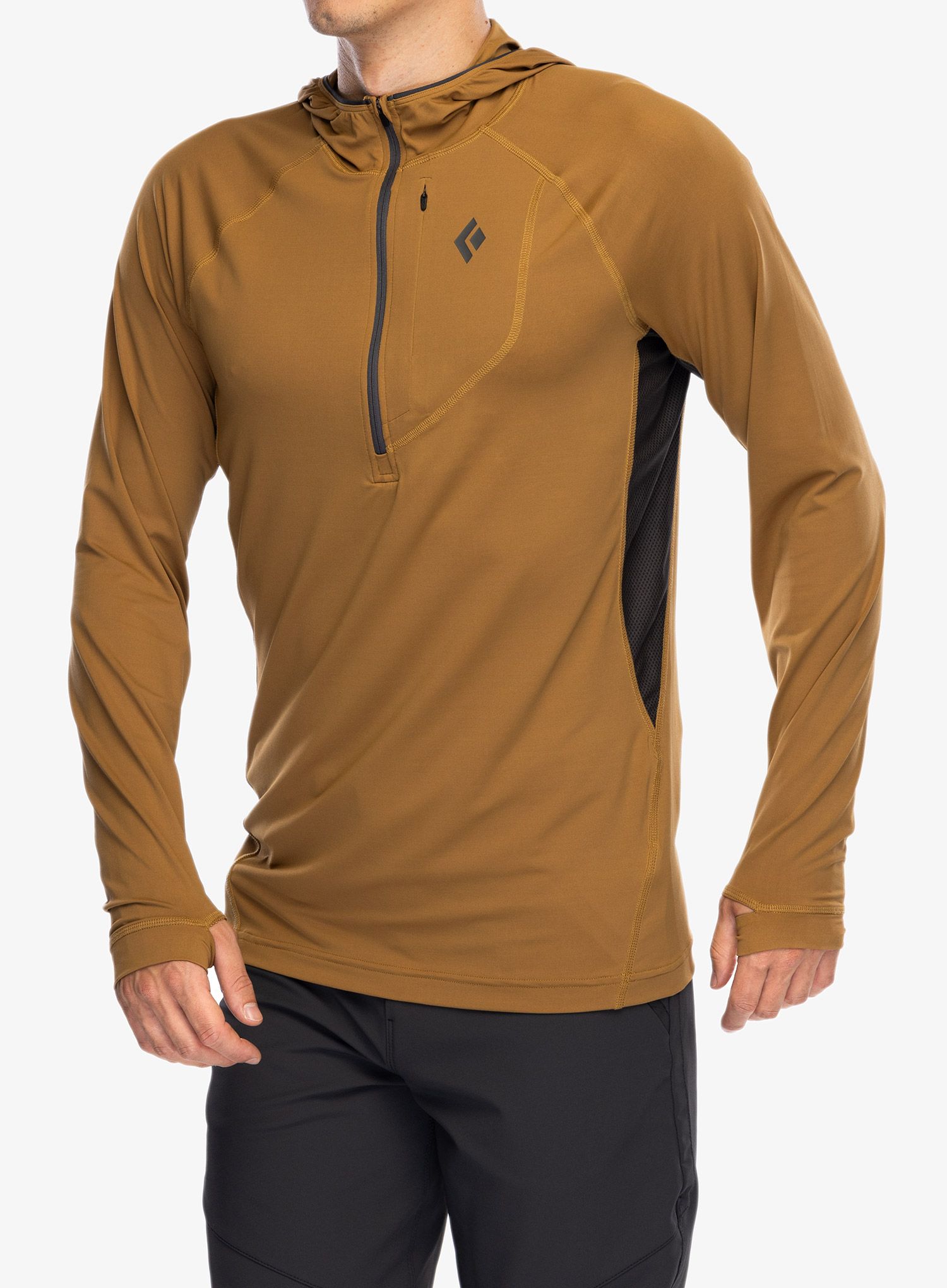 Кофта з каптуром Black Diamond Alpenglow Pro Hoody - flax