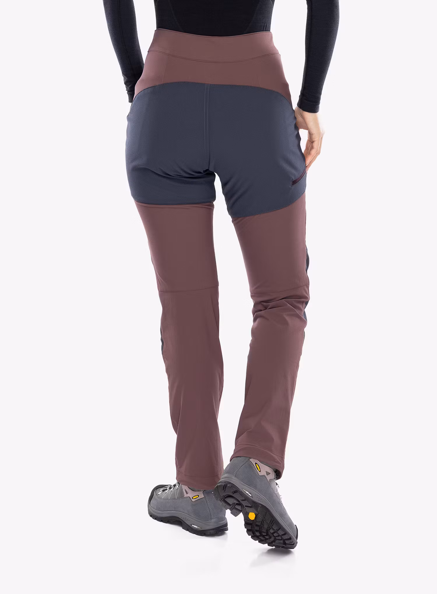 Штани трекінгові жіночі Black Diamond Alpine Hybrid Pants - fig/charcoal