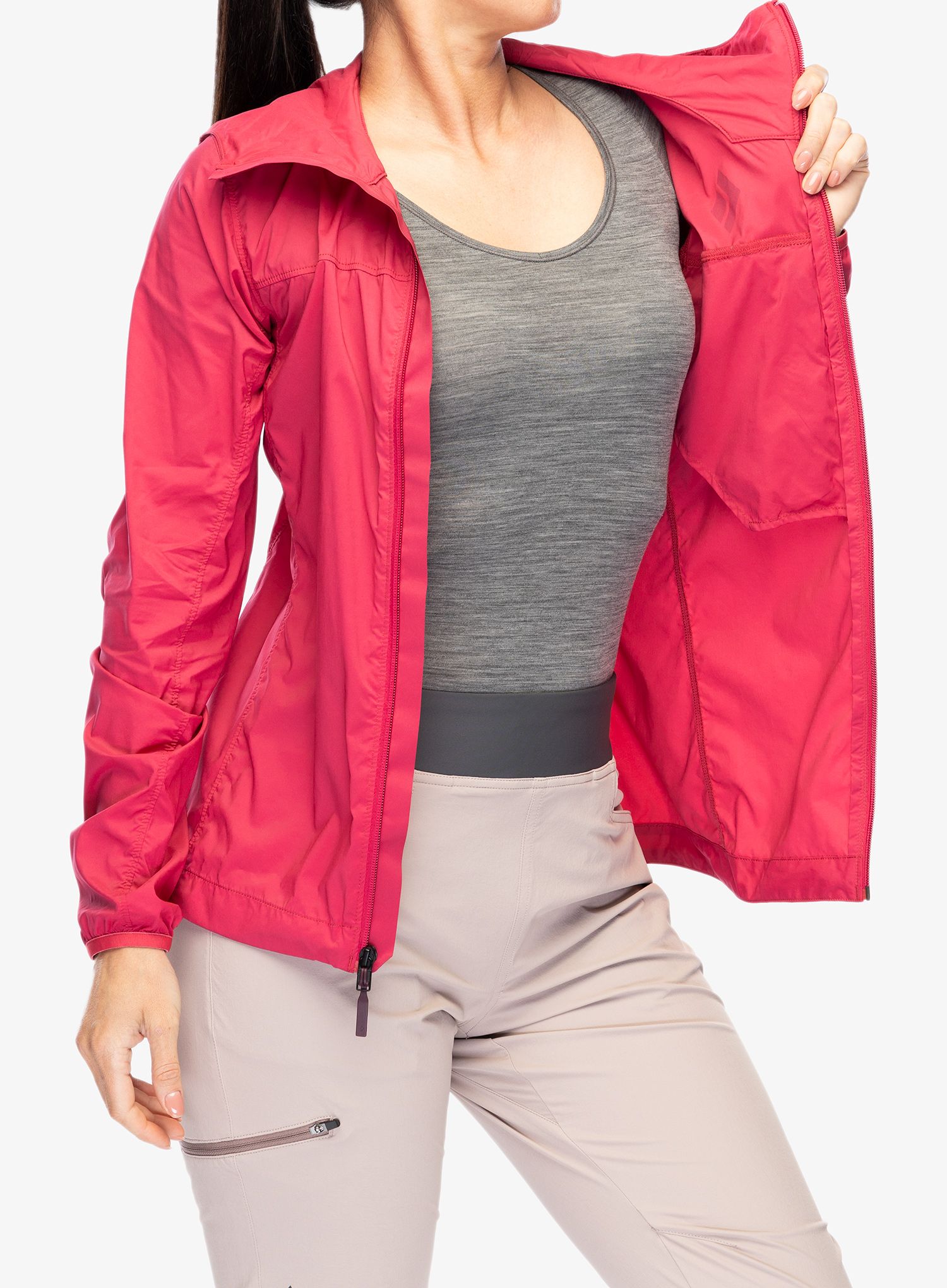 Куртка жіноча Black Diamond Alpine Start Hoody - pomegranate