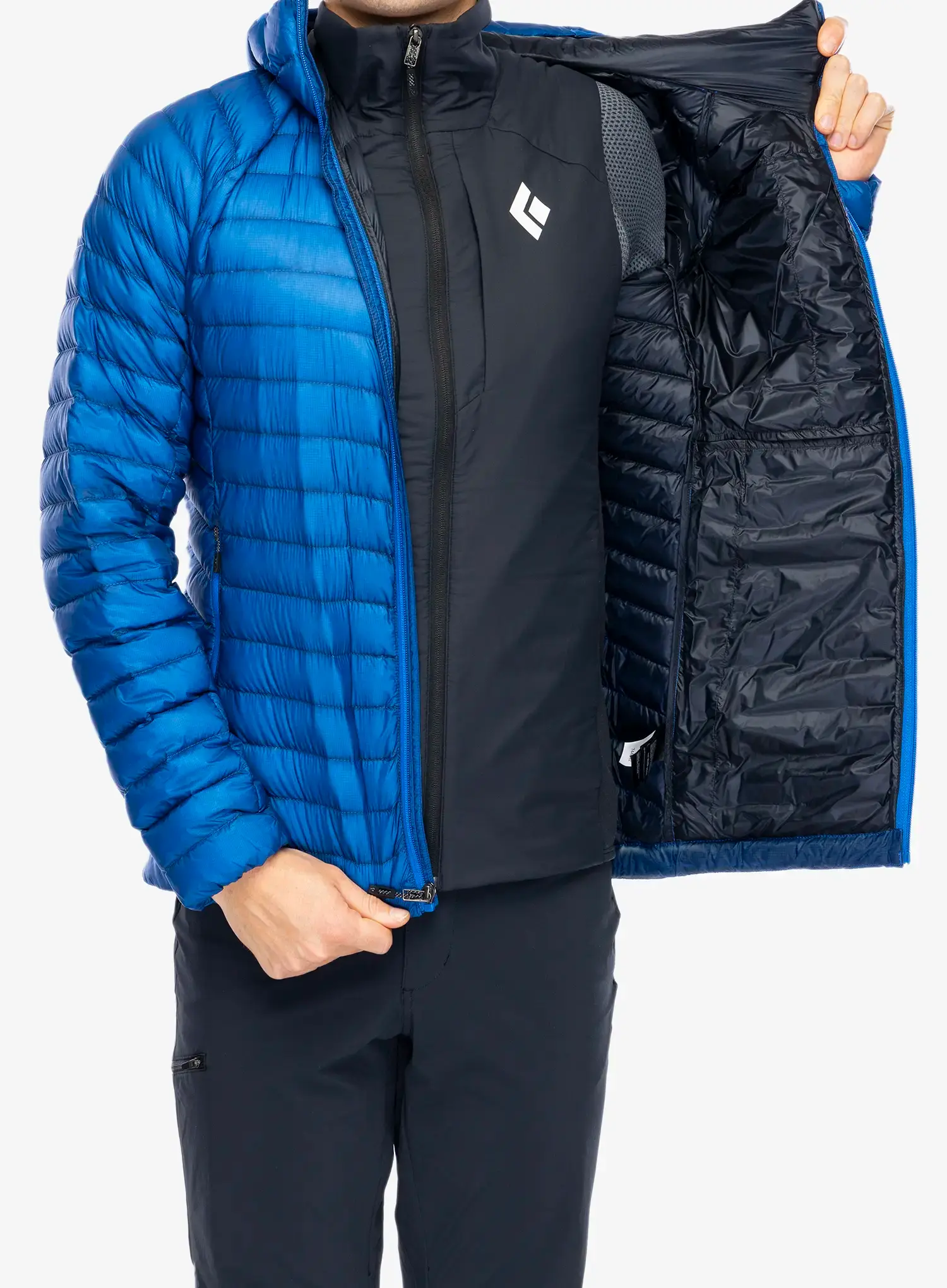 Пуховик Black Diamond Approach Down Hoody - drifter blue