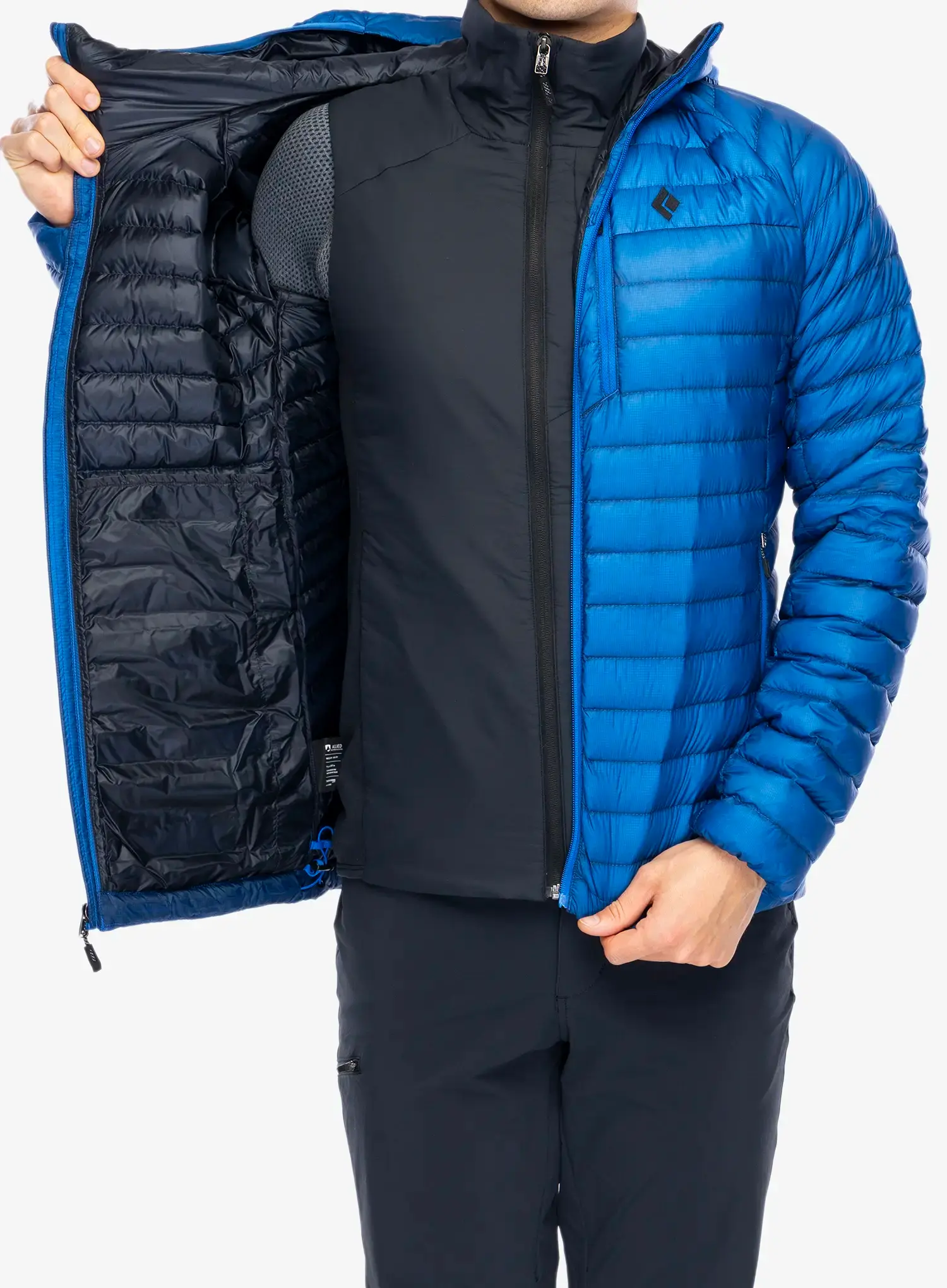 Пуховик Black Diamond Approach Down Hoody - drifter blue