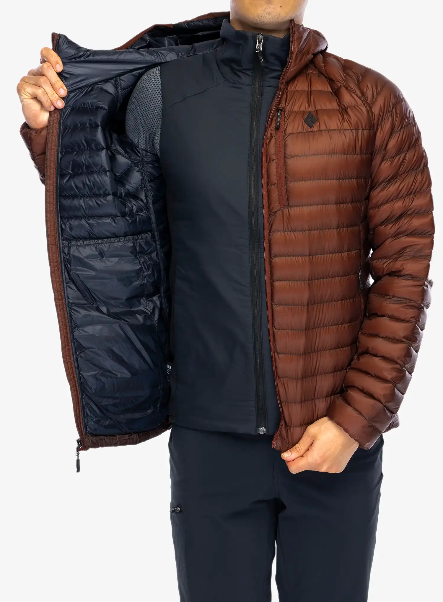 Пуховик Black Diamond Approach Down Hoody - iron red