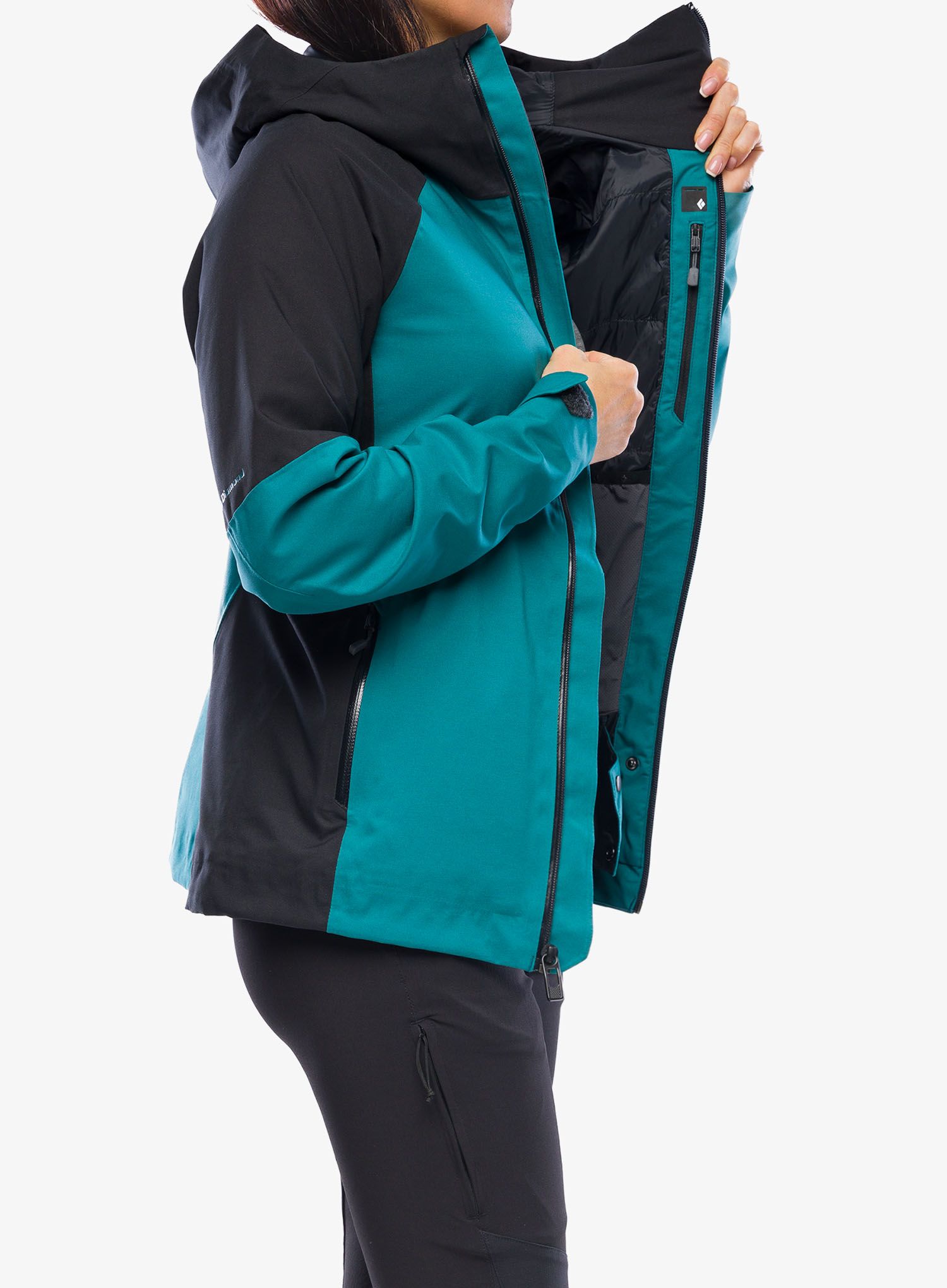 Куртка жіноча Black Diamond BoundaryLine Insulated Jacket - sea pine/black
