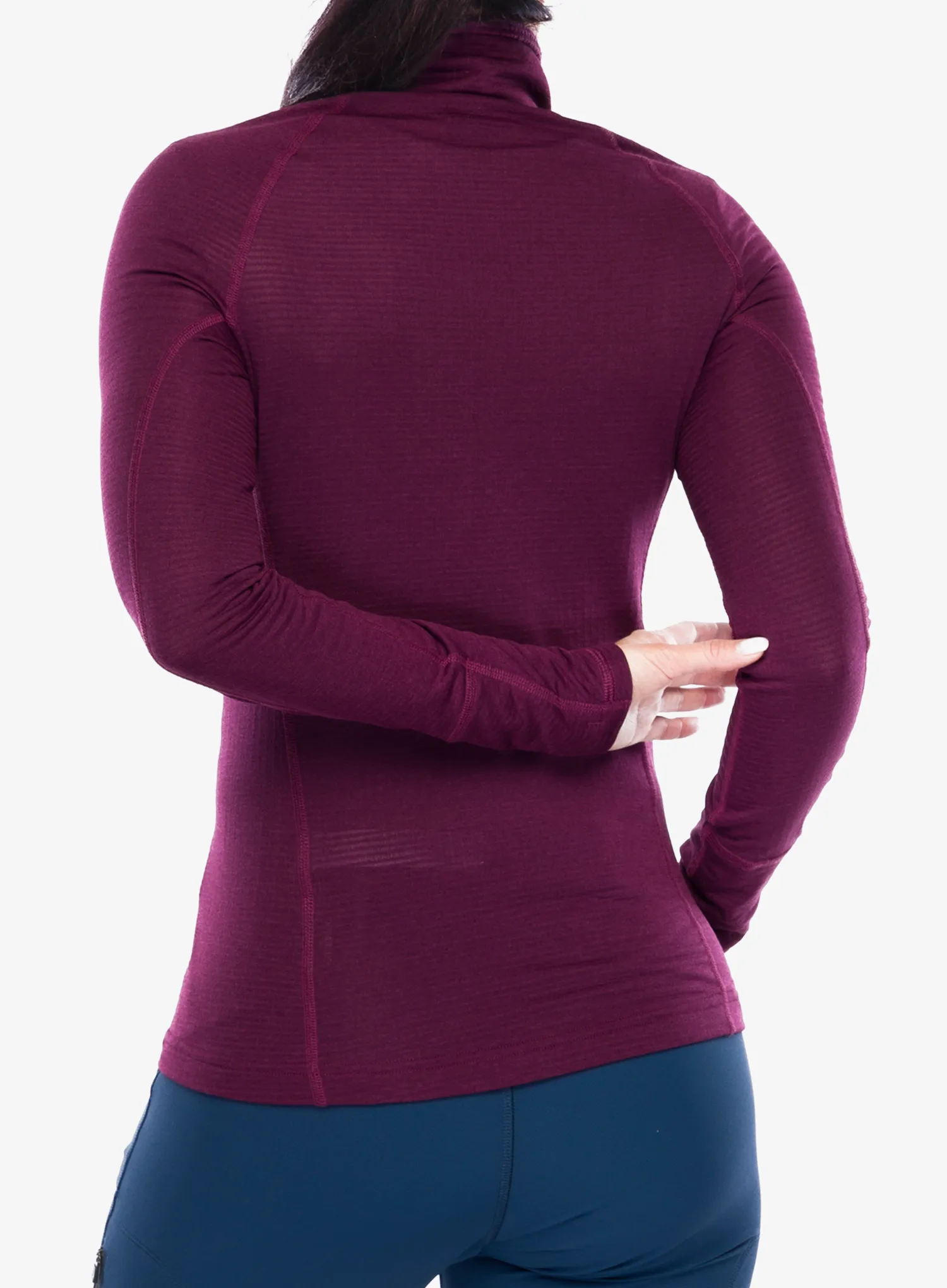 Термокофта жіноча Black Diamond Coefficient LT Quarter Zip Pullover - blackberry