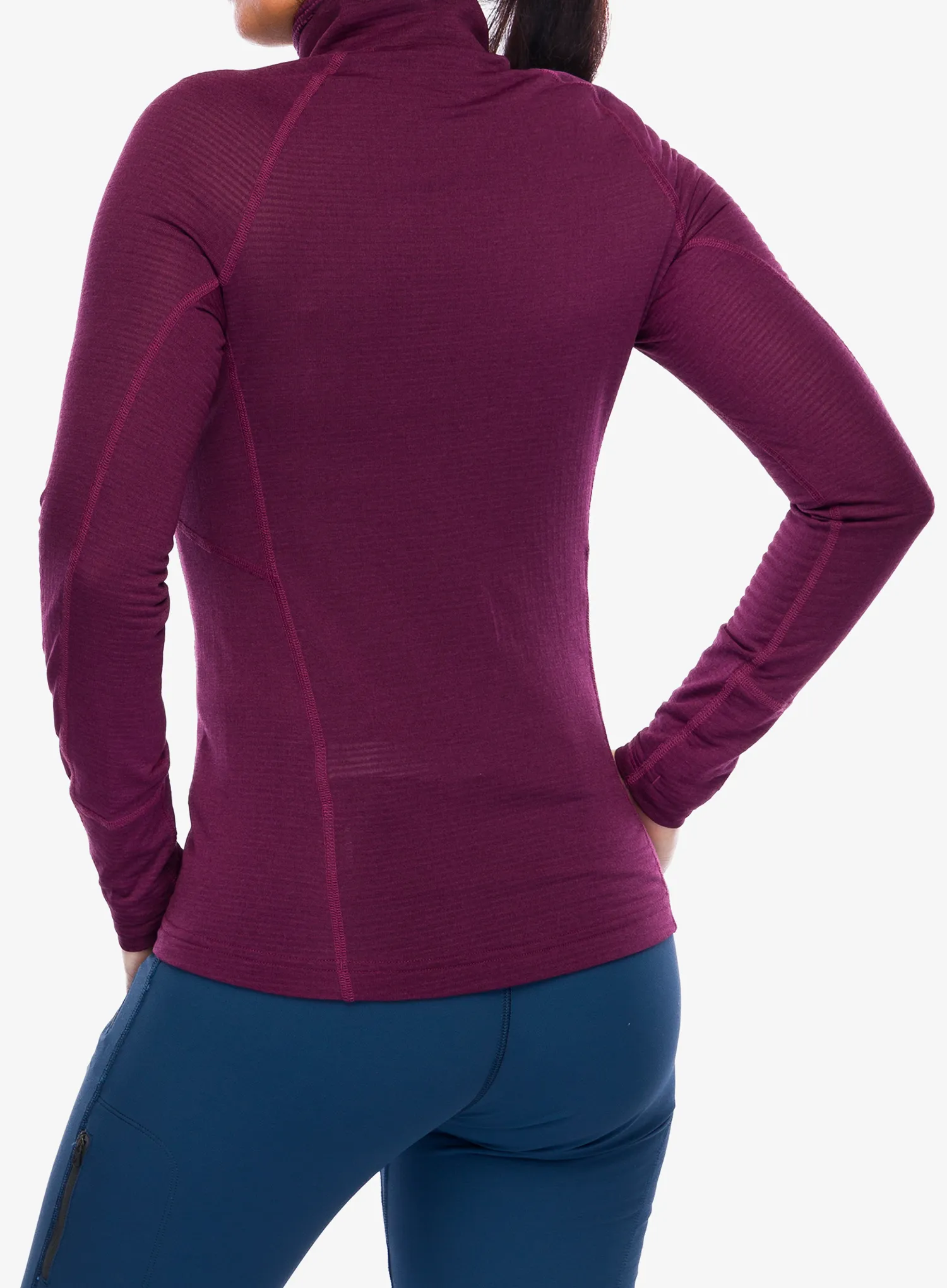 Термокофта жіноча Black Diamond Coefficient LT Quarter Zip Pullover - blackberry
