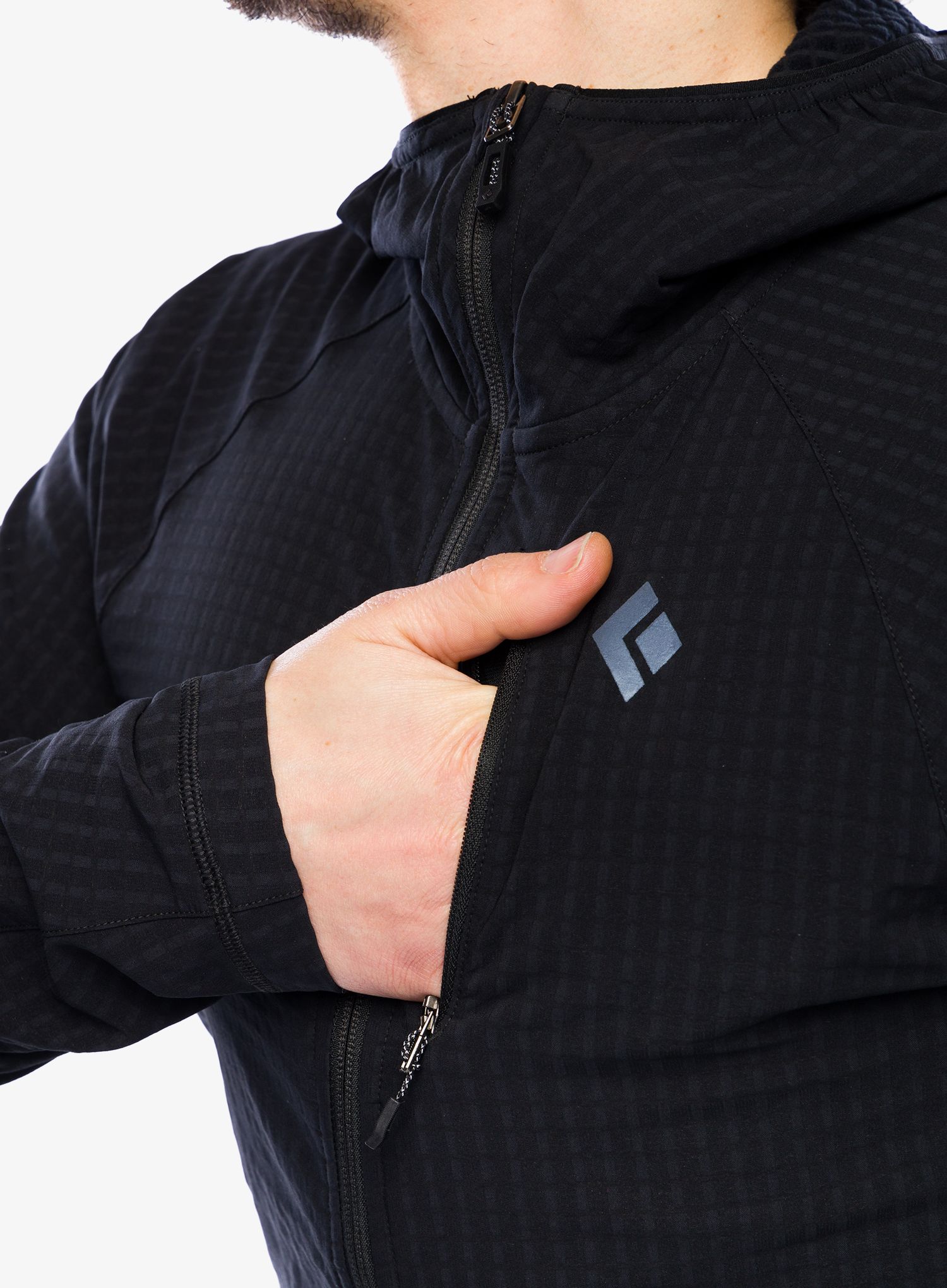 Кофта флісова Black Diamond Coefficient Storm FZ Hoody - black