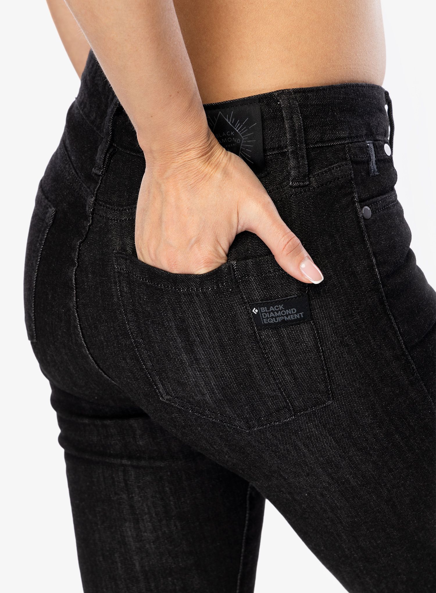 Штани жіночі Black Diamond Crag Denim - black
