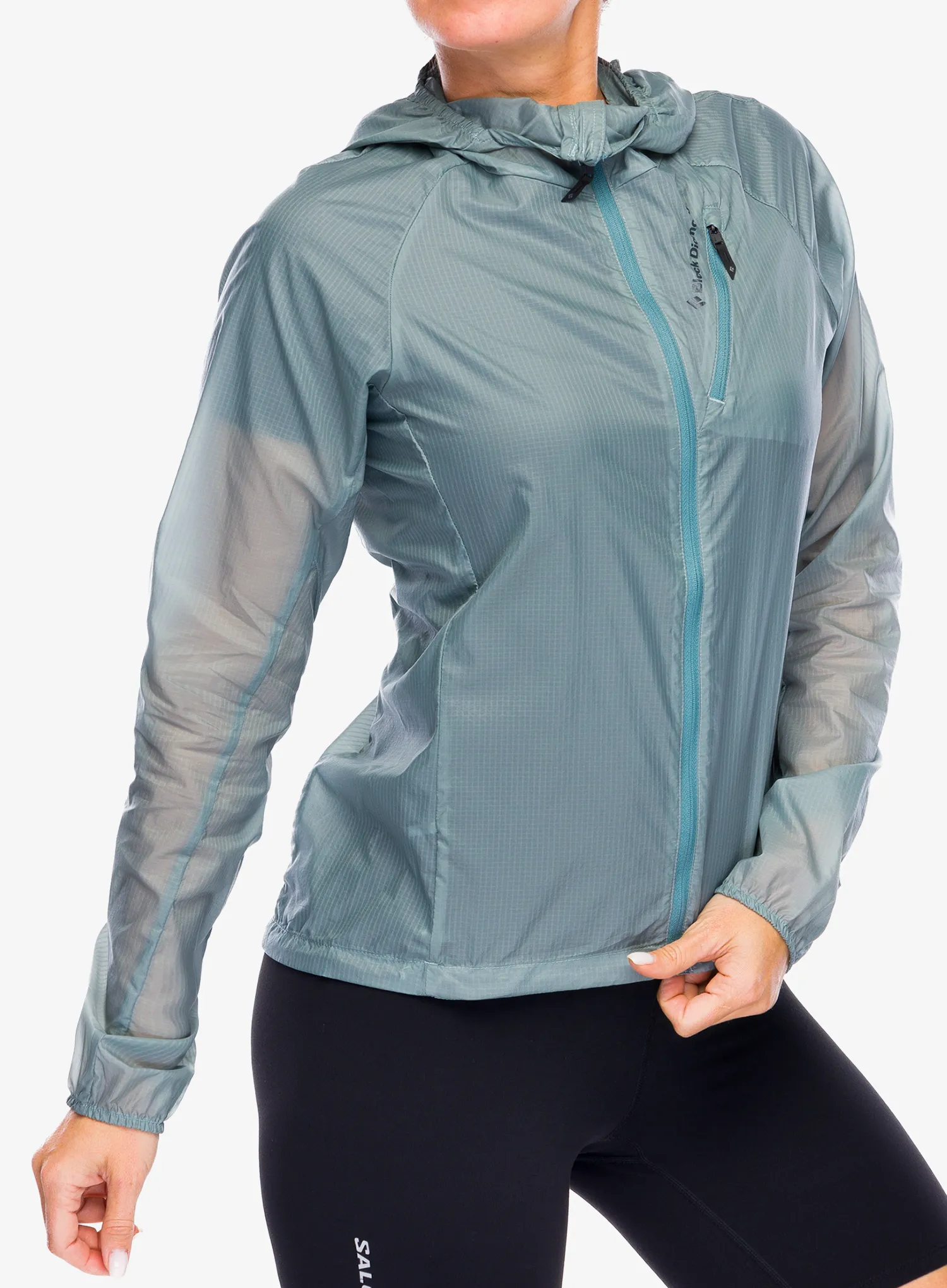 Куртка для бігу жіноча Black Diamond Distance Wind Shell - blue ash