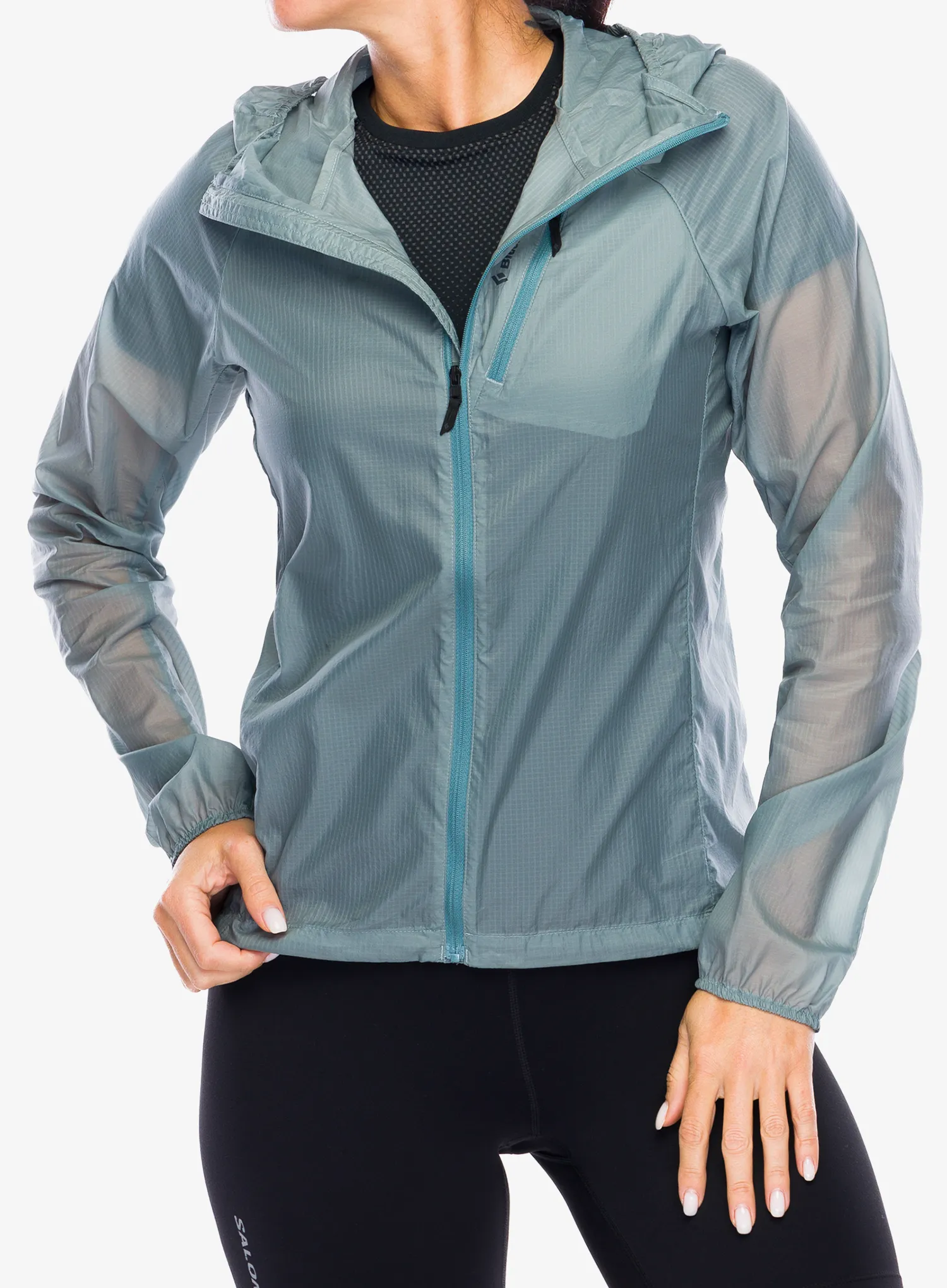 Куртка для бігу жіноча Black Diamond Distance Wind Shell - blue ash