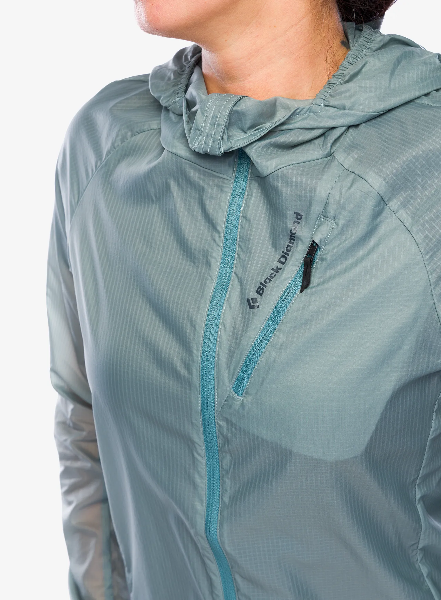 Куртка для бігу жіноча Black Diamond Distance Wind Shell - blue ash