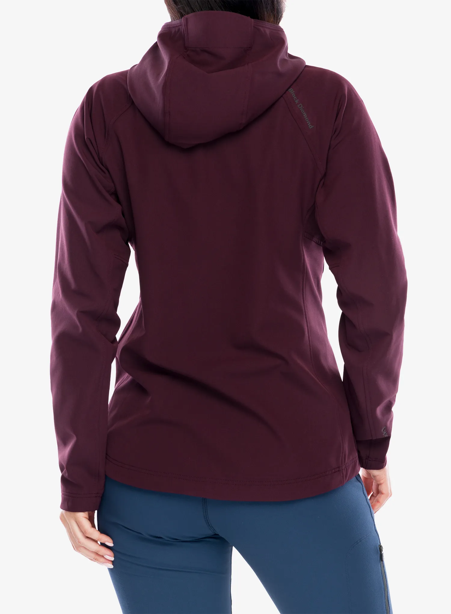 Куртка softshell жіноча Black Diamond Element Hoody - bordeaux