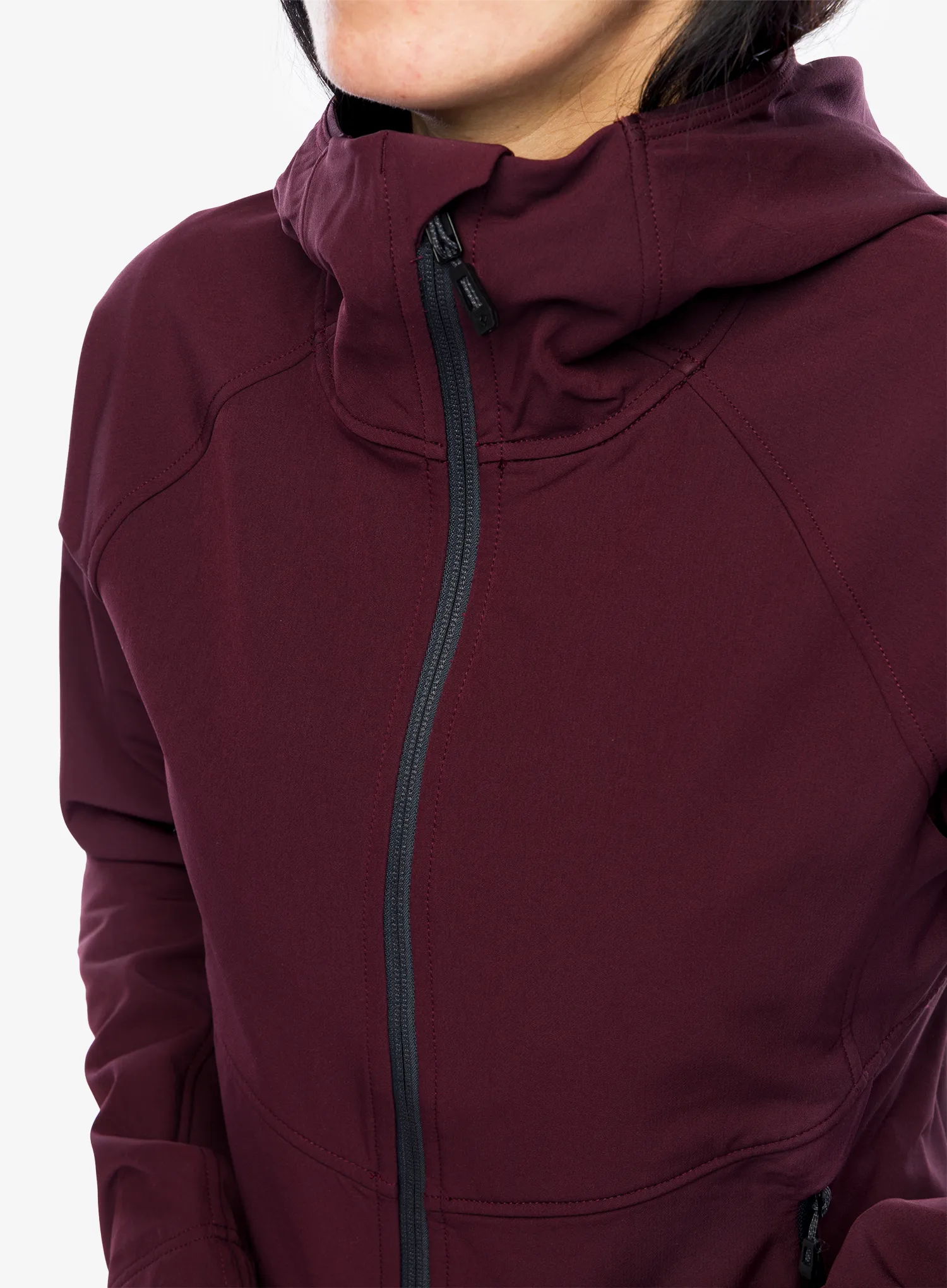 Куртка softshell жіноча Black Diamond Element Hoody - bordeaux