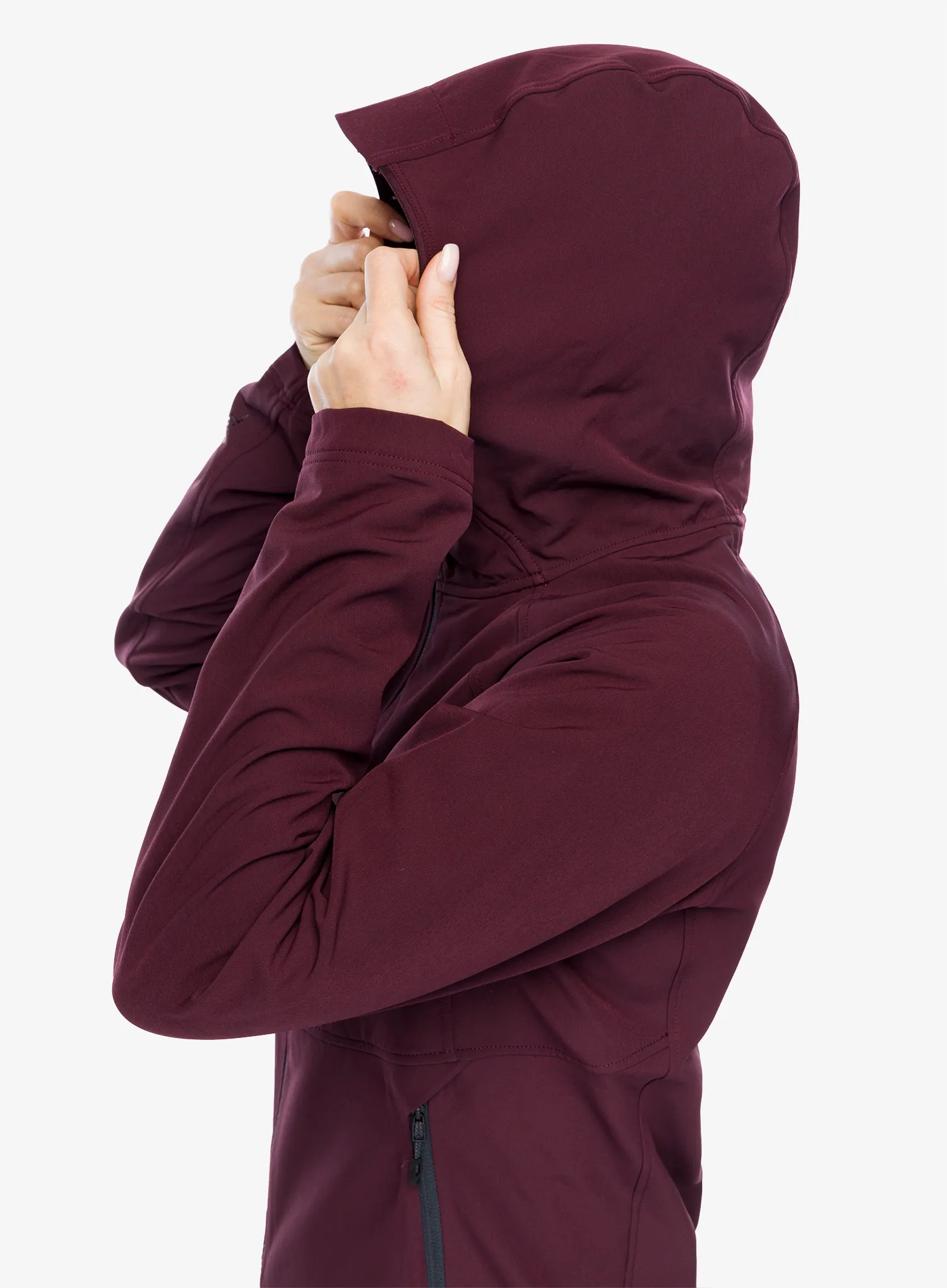 Куртка softshell жіноча Black Diamond Element Hoody - bordeaux