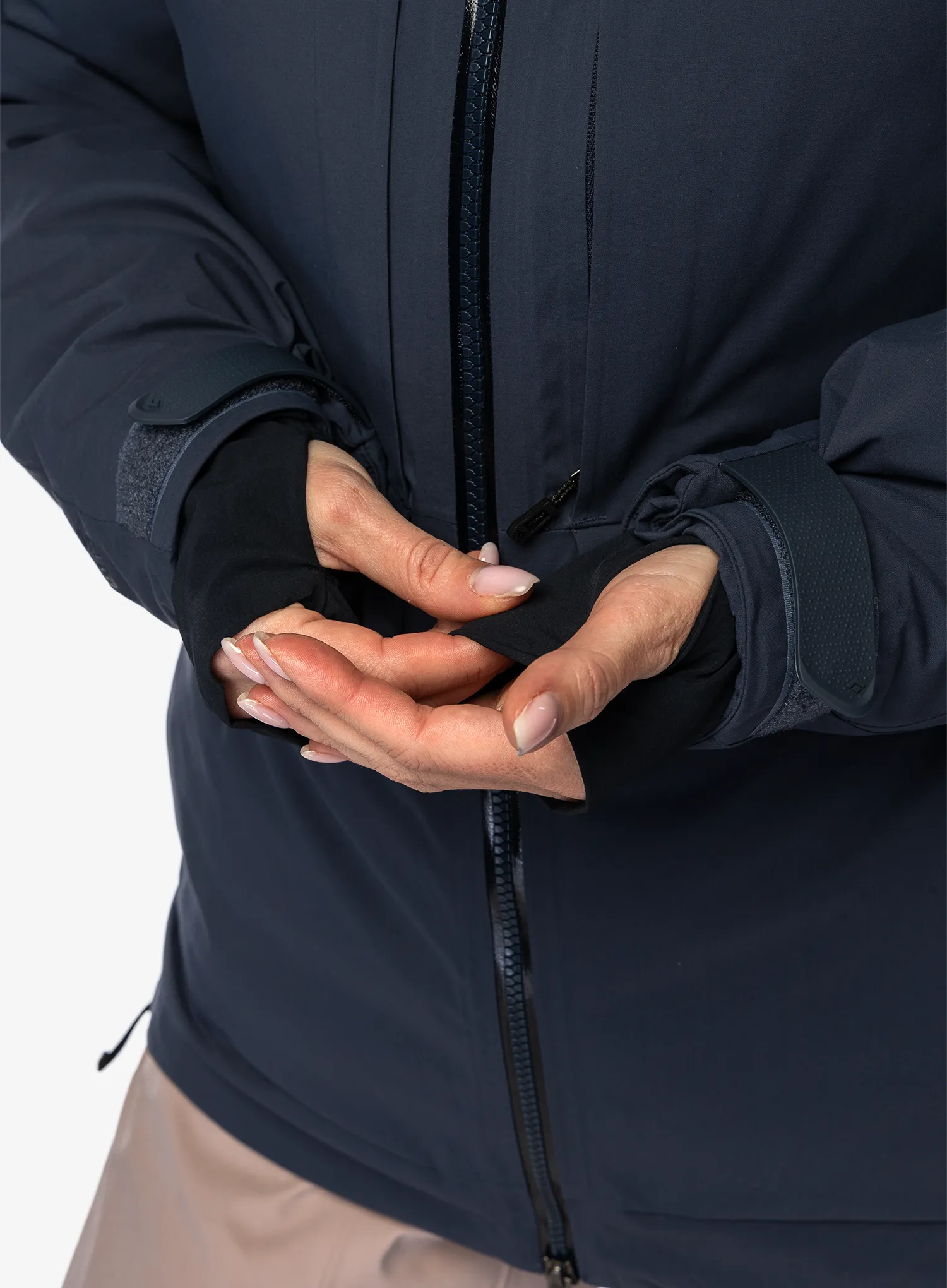 Пуховик жіноча Black Diamond Factor Insulated Parka - charcoal