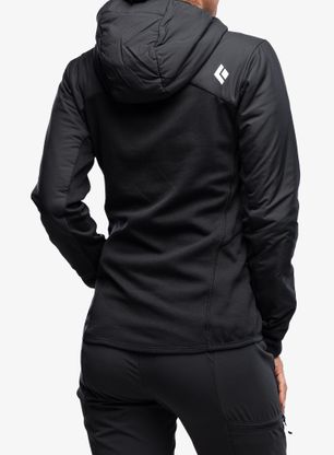 Куртка утеплена жіноча Black Diamond First Light Hybrid Hoody - black/black