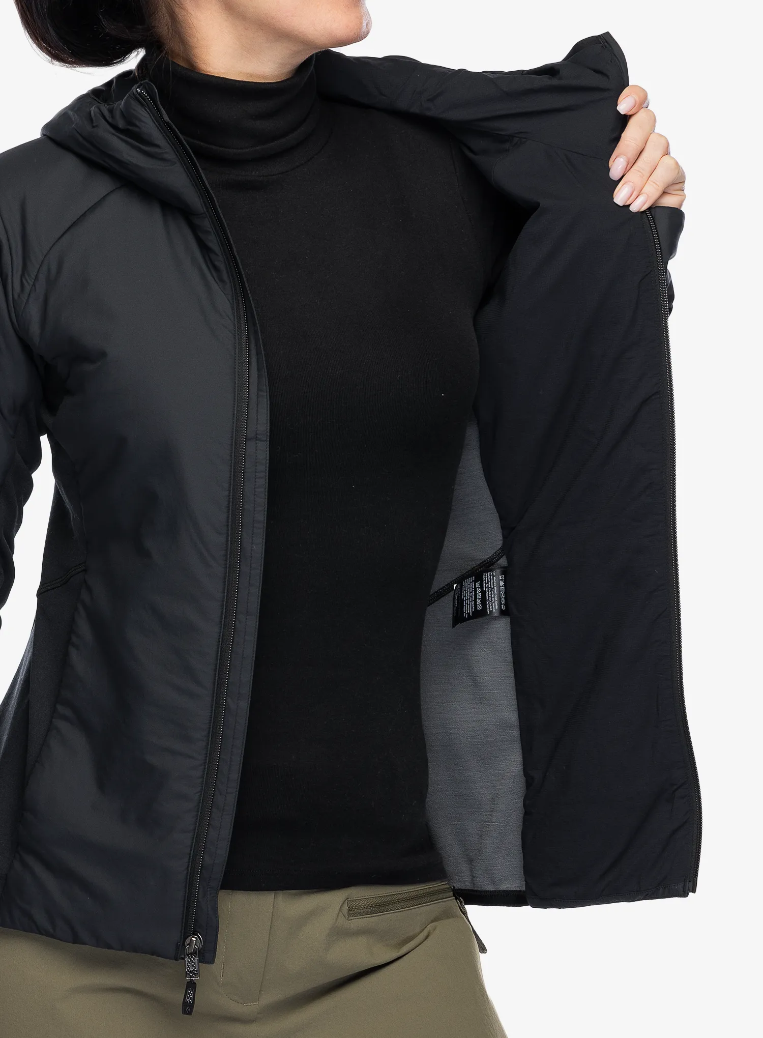 Куртка утеплена жіноча Black Diamond First Light Hybrid Hoody - blck