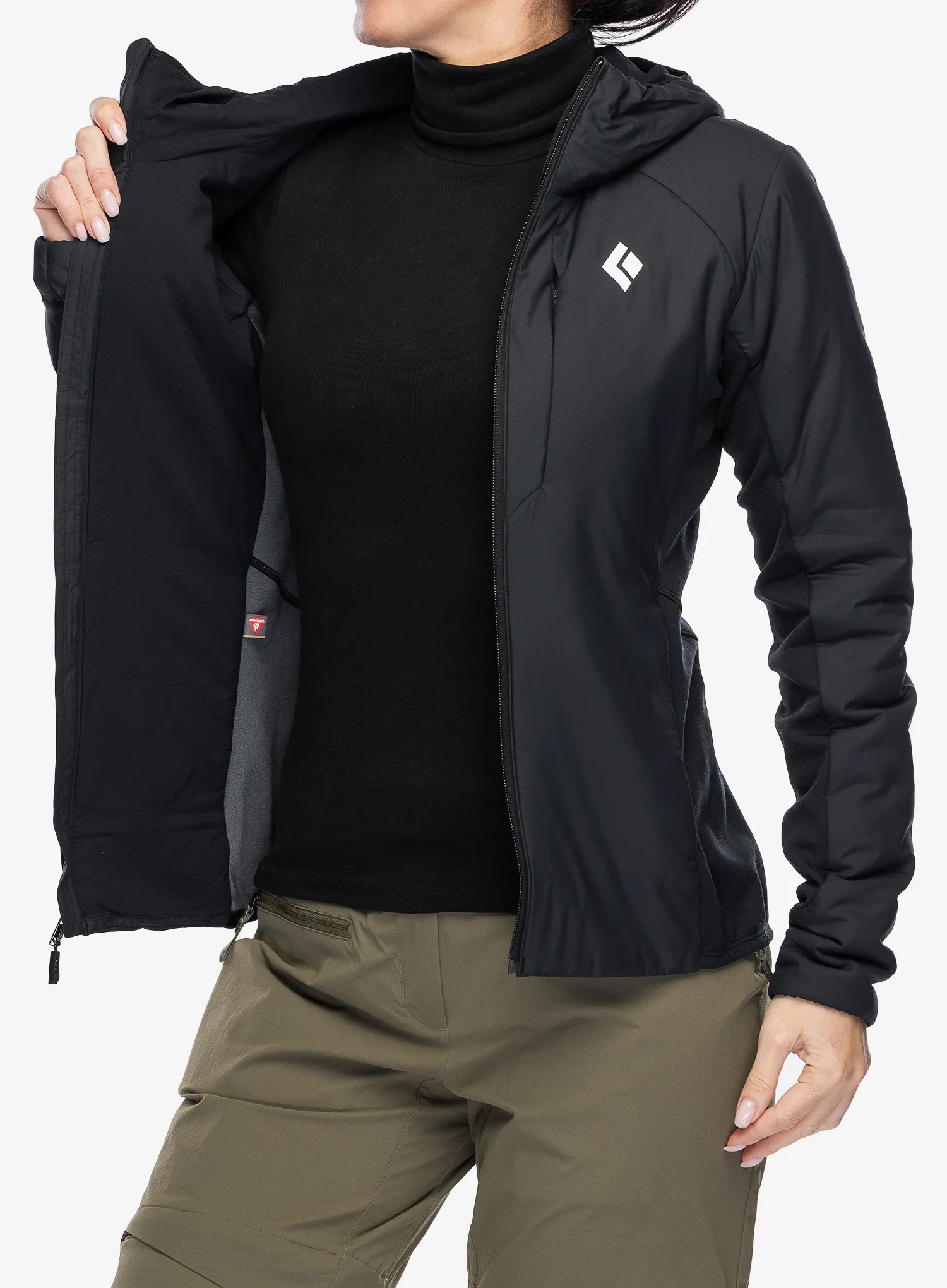 Куртка утеплена жіноча Black Diamond First Light Hybrid Hoody - blck
