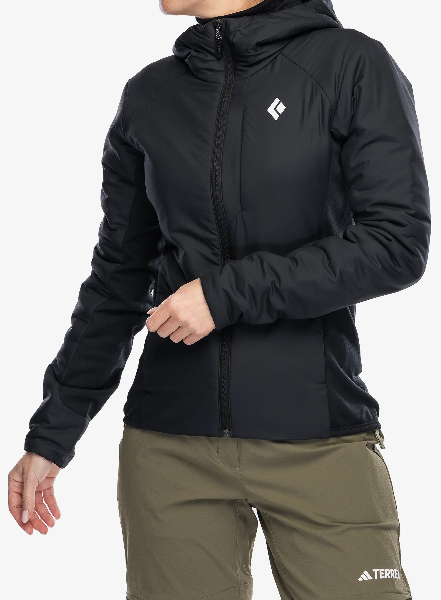 Куртка утеплена жіноча Black Diamond First Light Hybrid Hoody - blck