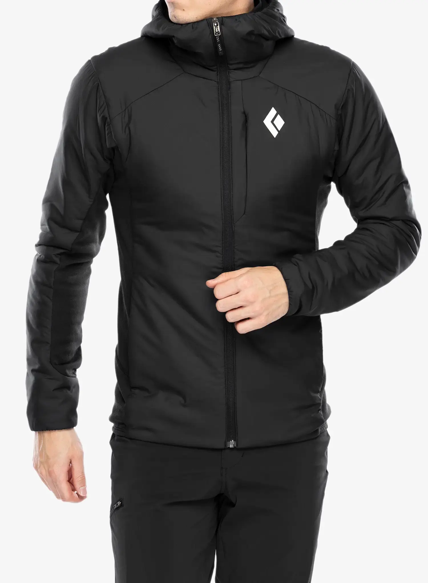 Куртка утеплена Black Diamond First Light Hybrid Hoody - blck/blck