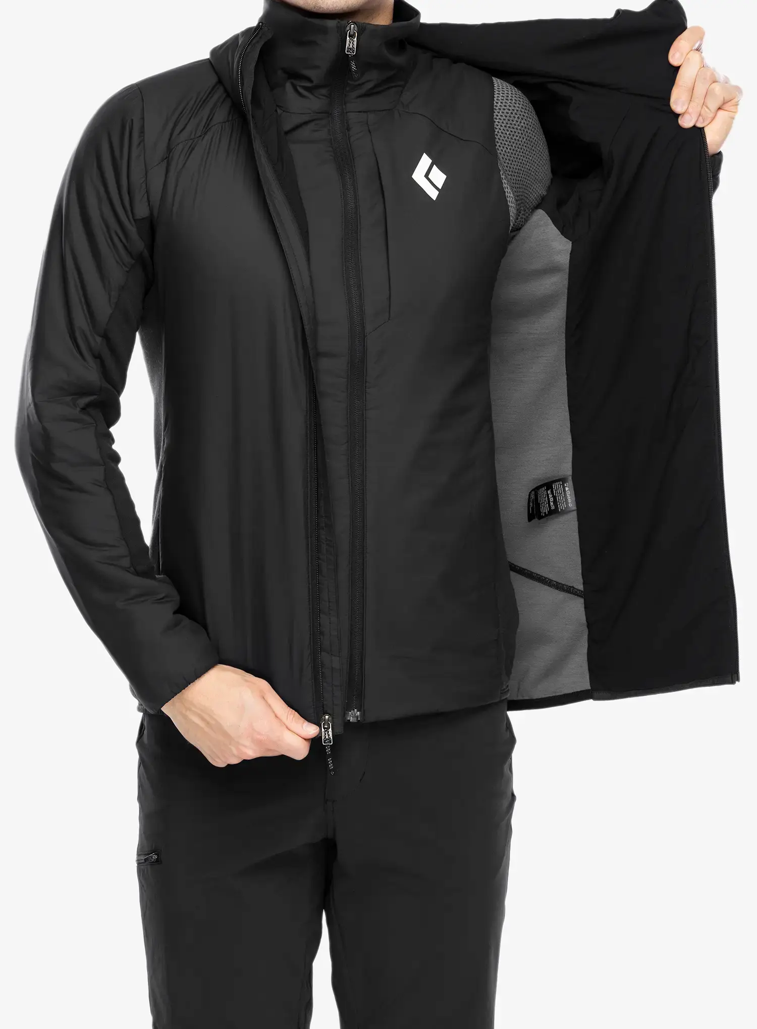 Куртка утеплена Black Diamond First Light Hybrid Hoody - blck/blck