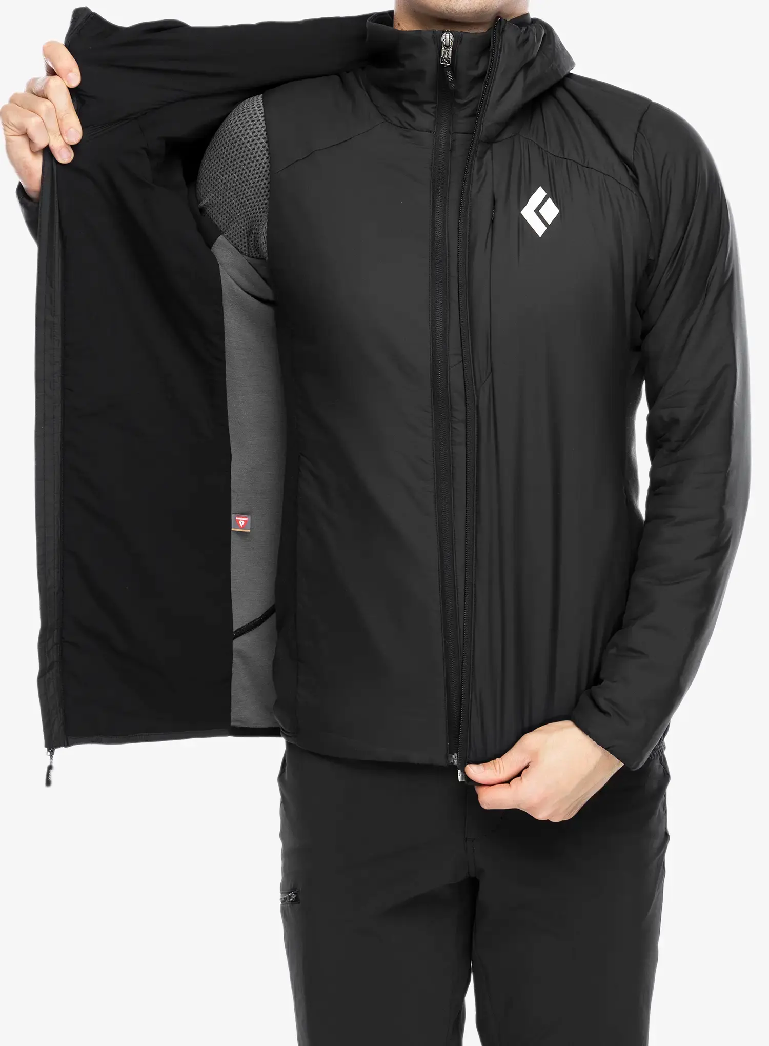 Куртка утеплена Black Diamond First Light Hybrid Hoody - blck/blck