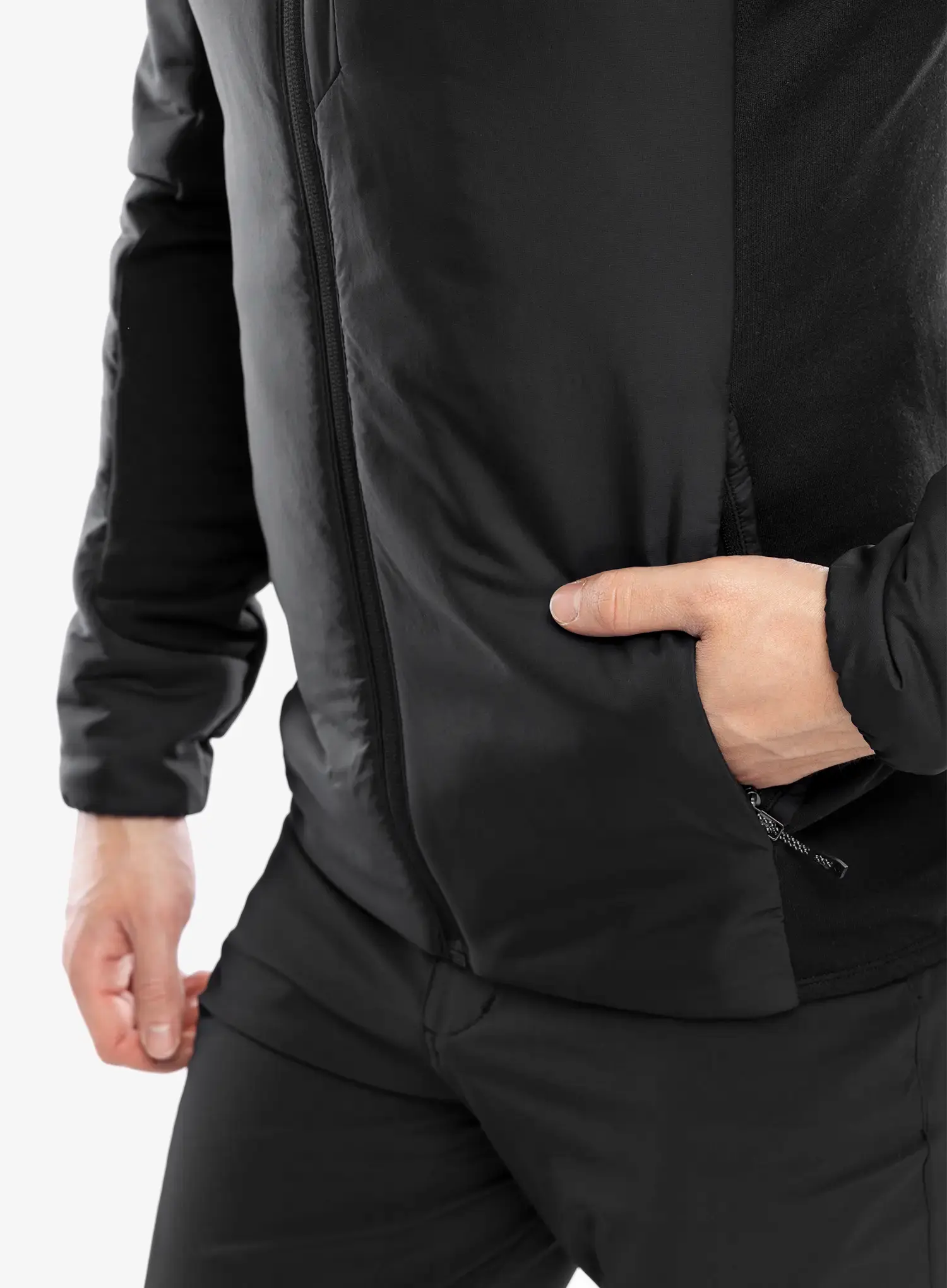 Куртка утеплена Black Diamond First Light Hybrid Hoody - blck/blck